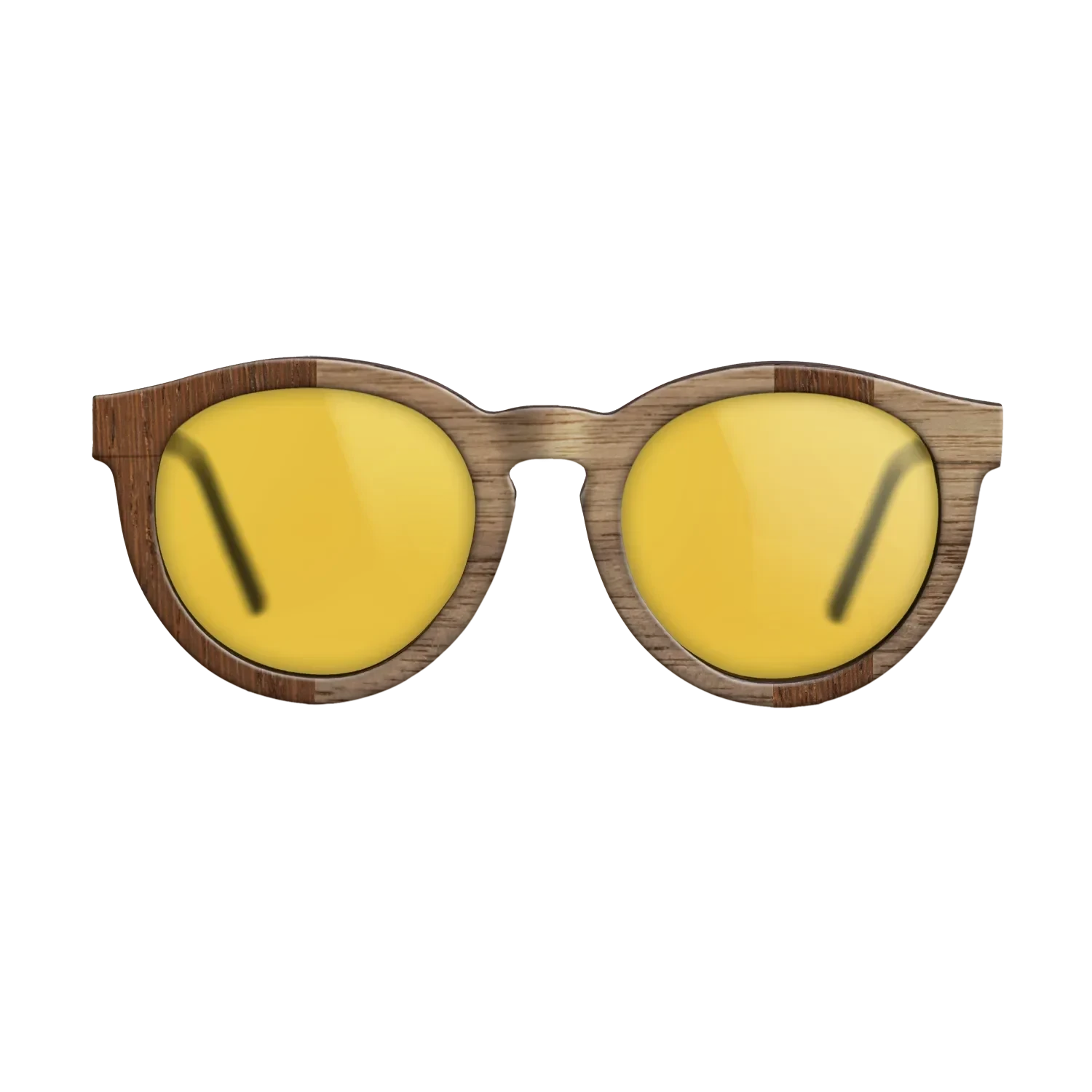 Wenge,Walnut: Straight Grain: Splice - The Rebel - Round - SIRIS wood optic