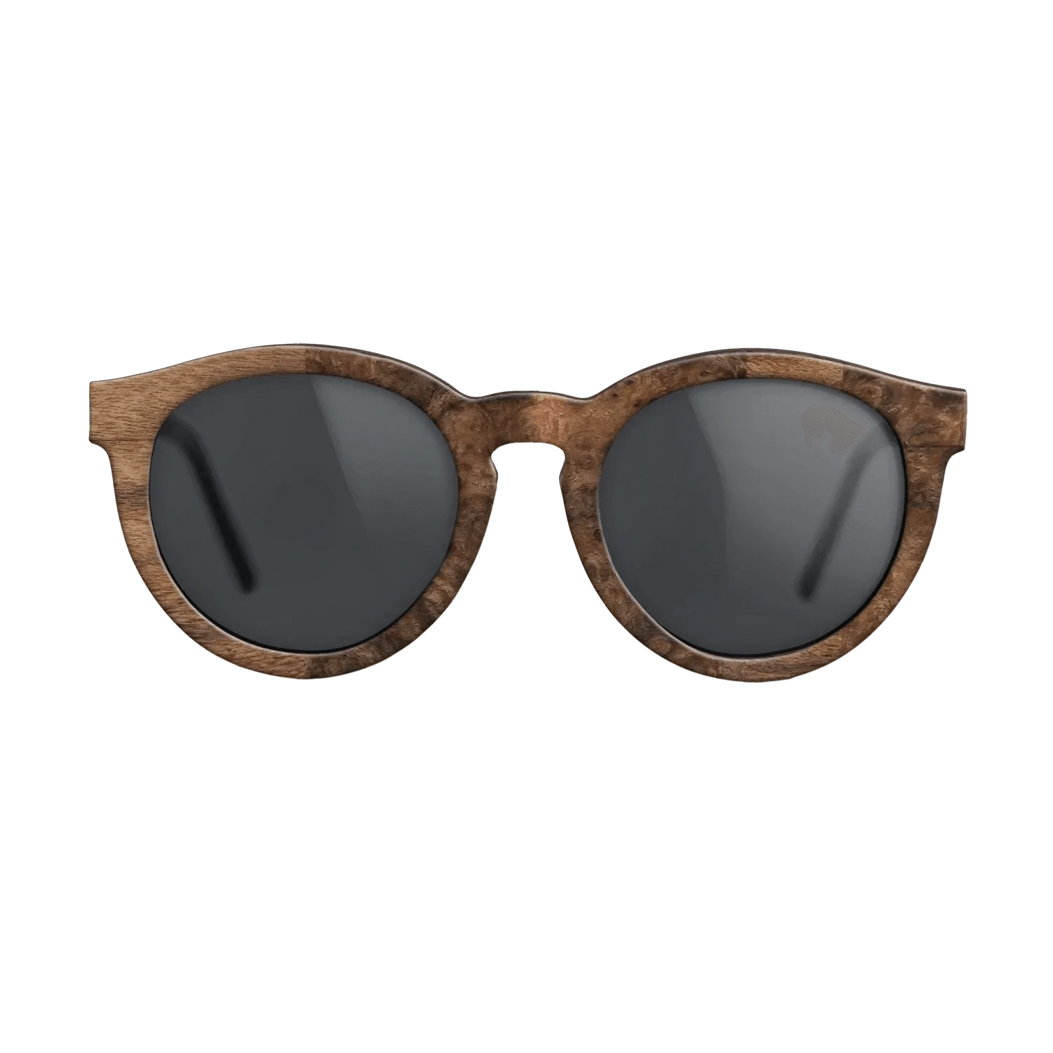 Walnut Claro Dark,Walnut Burl: Splice - The Rebel - Round - SIRIS wood optic