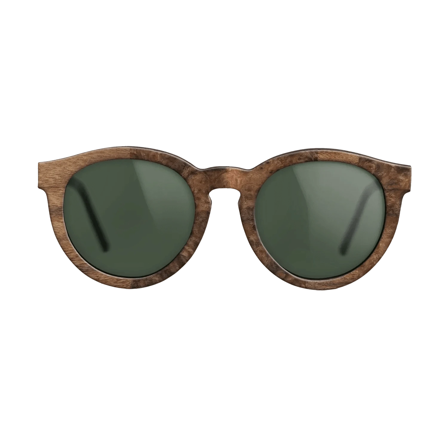 Walnut Claro Dark,Walnut Burl: Splice - The Rebel - Round - SIRIS wood optic