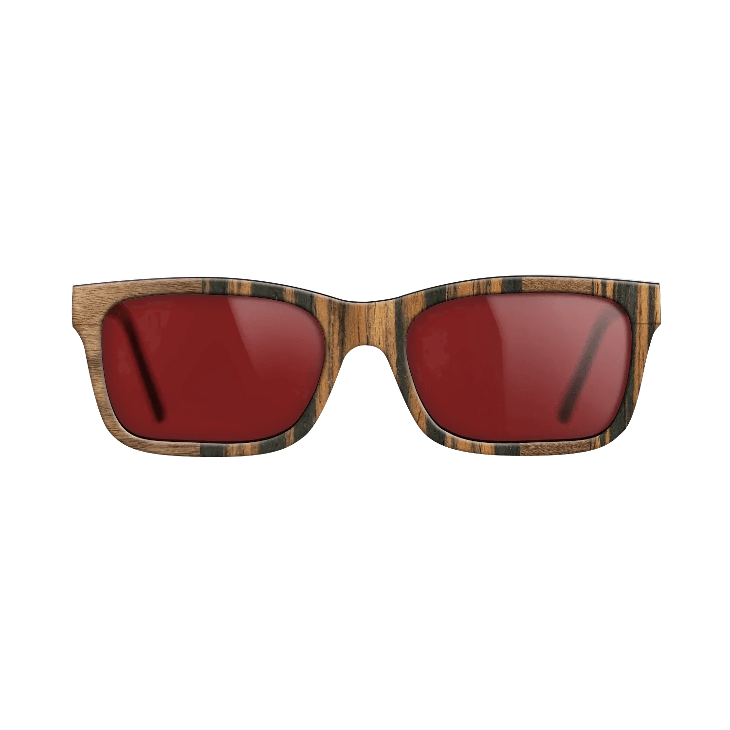 Santos Rosewood Dark,Italian Ebony: Weave - The Sage - Rectangle - SIRIS wood optic