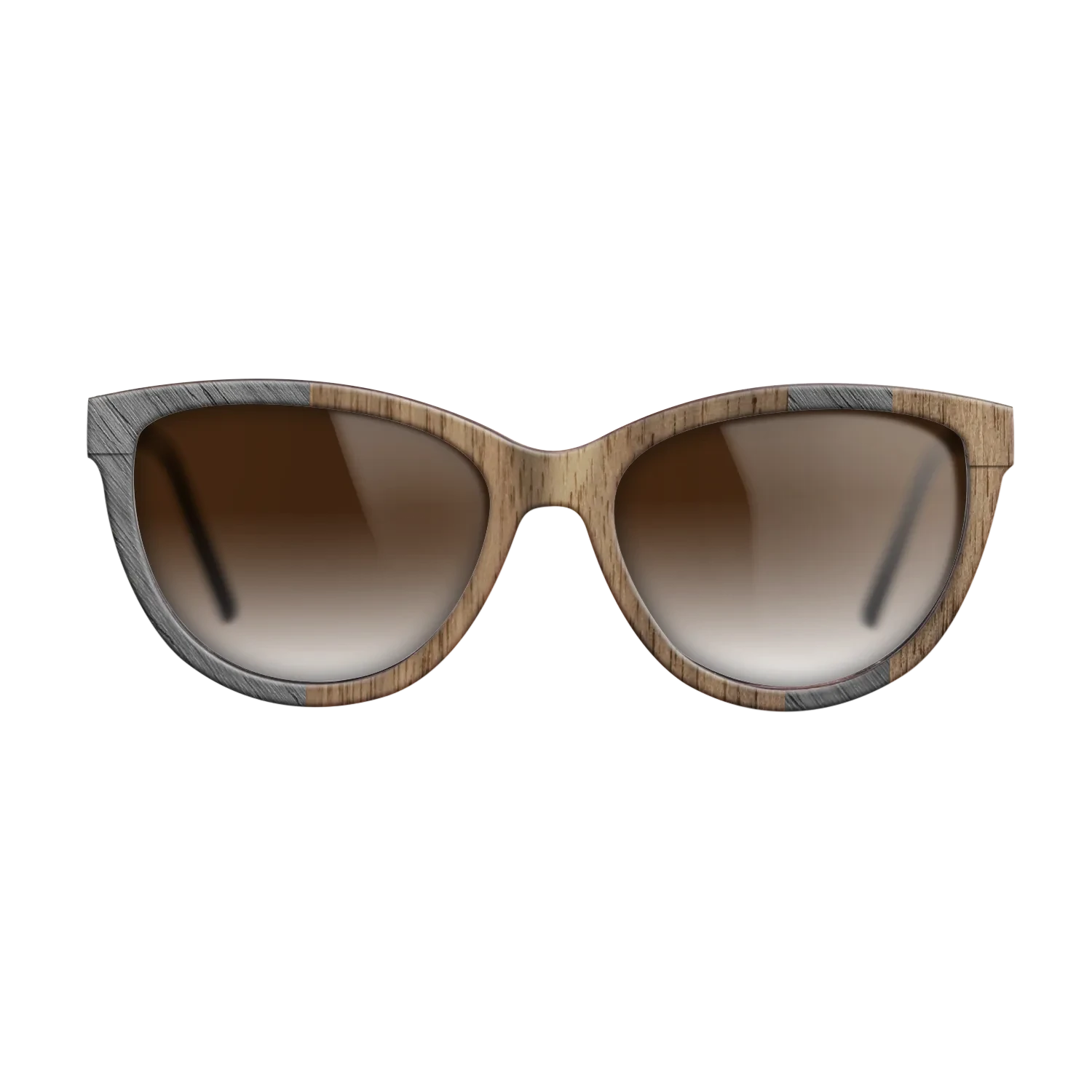 Poplar Dyed: Grey,Walnut: Straight Grain: Splice - The Maiden - Cat - SIRIS wood optic