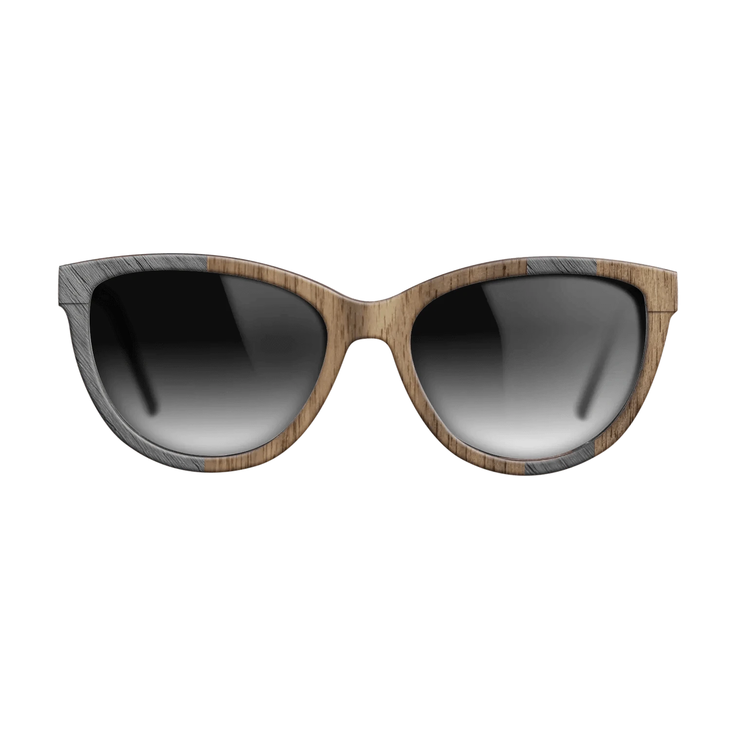 Poplar Dyed: Grey,Walnut: Straight Grain: Splice - The Maiden - Cat - SIRIS wood optic