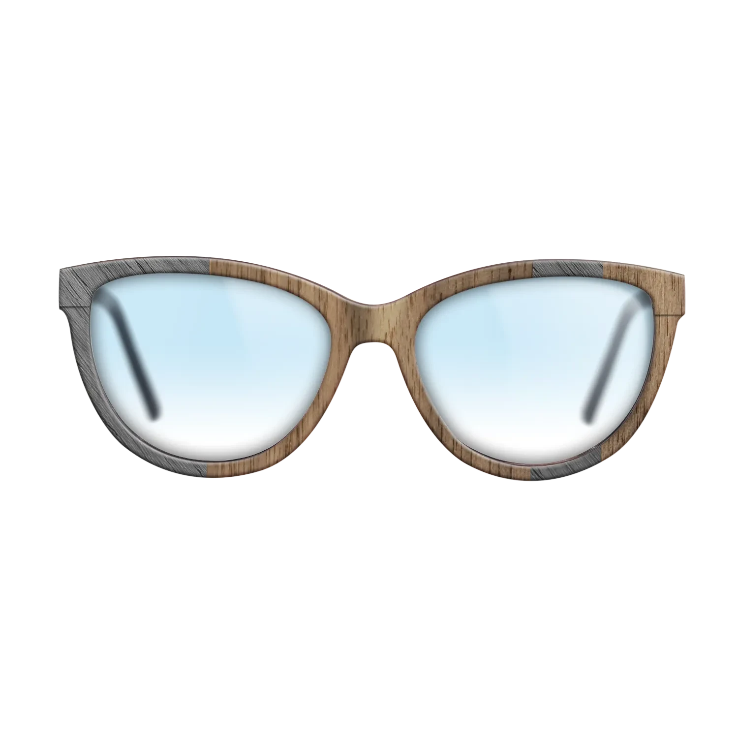 Poplar Dyed: Grey,Walnut: Straight Grain: Splice - The Maiden - Cat - SIRIS wood optic
