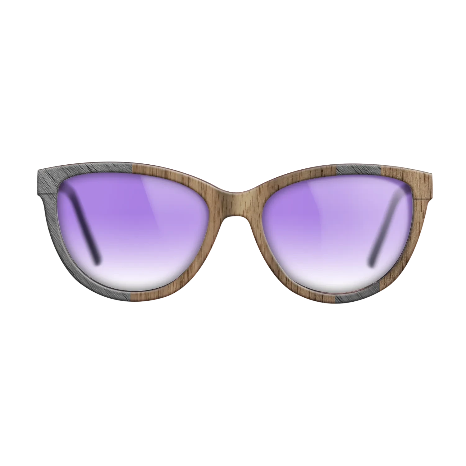 Poplar Dyed: Grey,Walnut: Straight Grain: Splice - The Maiden - Cat - SIRIS wood optic