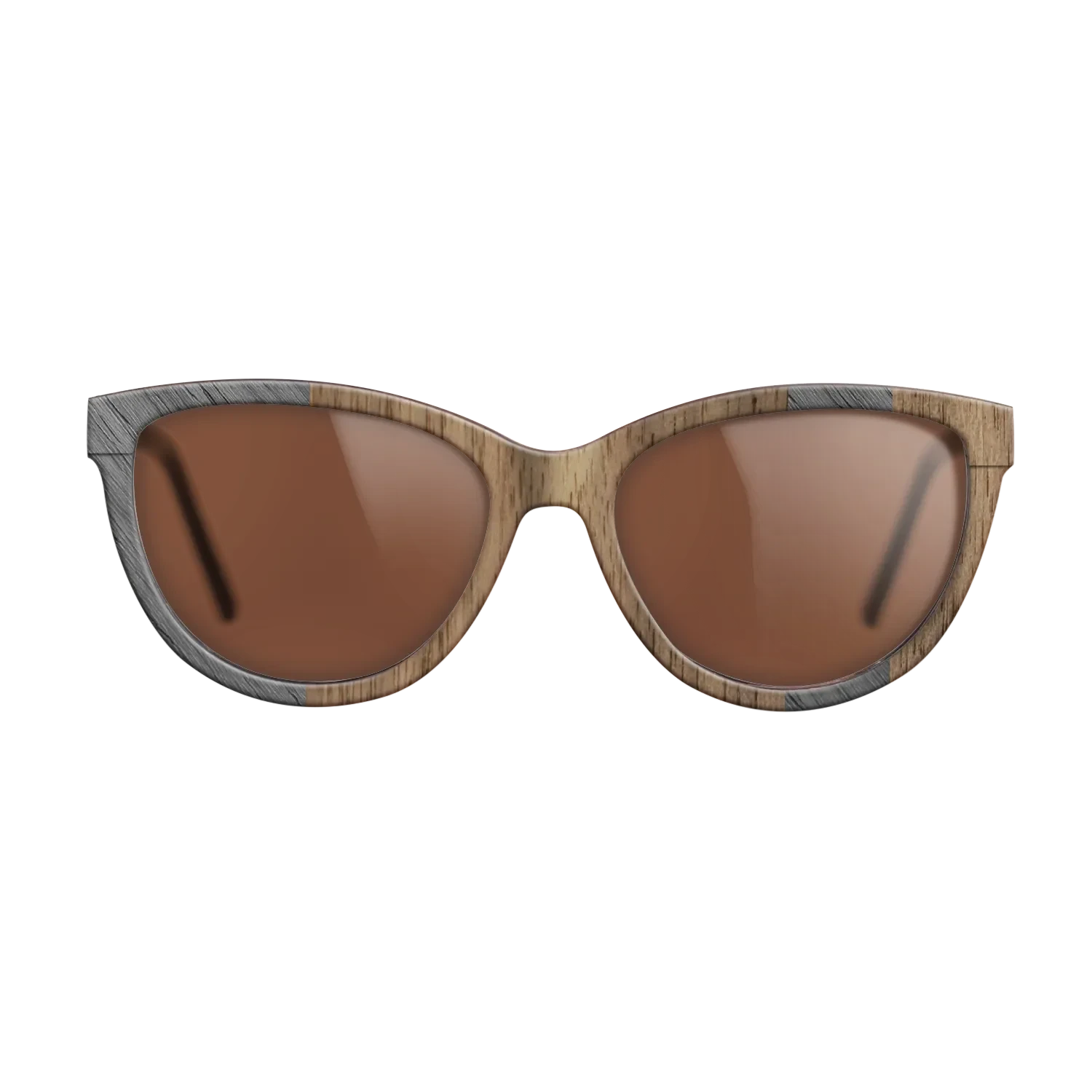 Poplar Dyed: Grey,Walnut: Straight Grain: Splice - The Maiden - Cat - SIRIS wood optic
