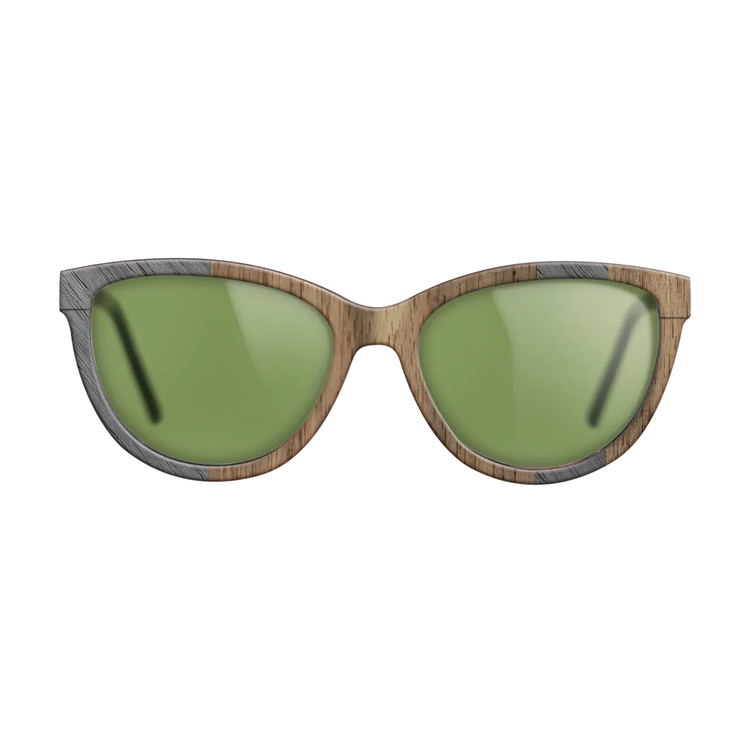 Poplar Dyed: Grey,Walnut: Straight Grain: Splice - The Maiden - Cat - SIRIS wood optic