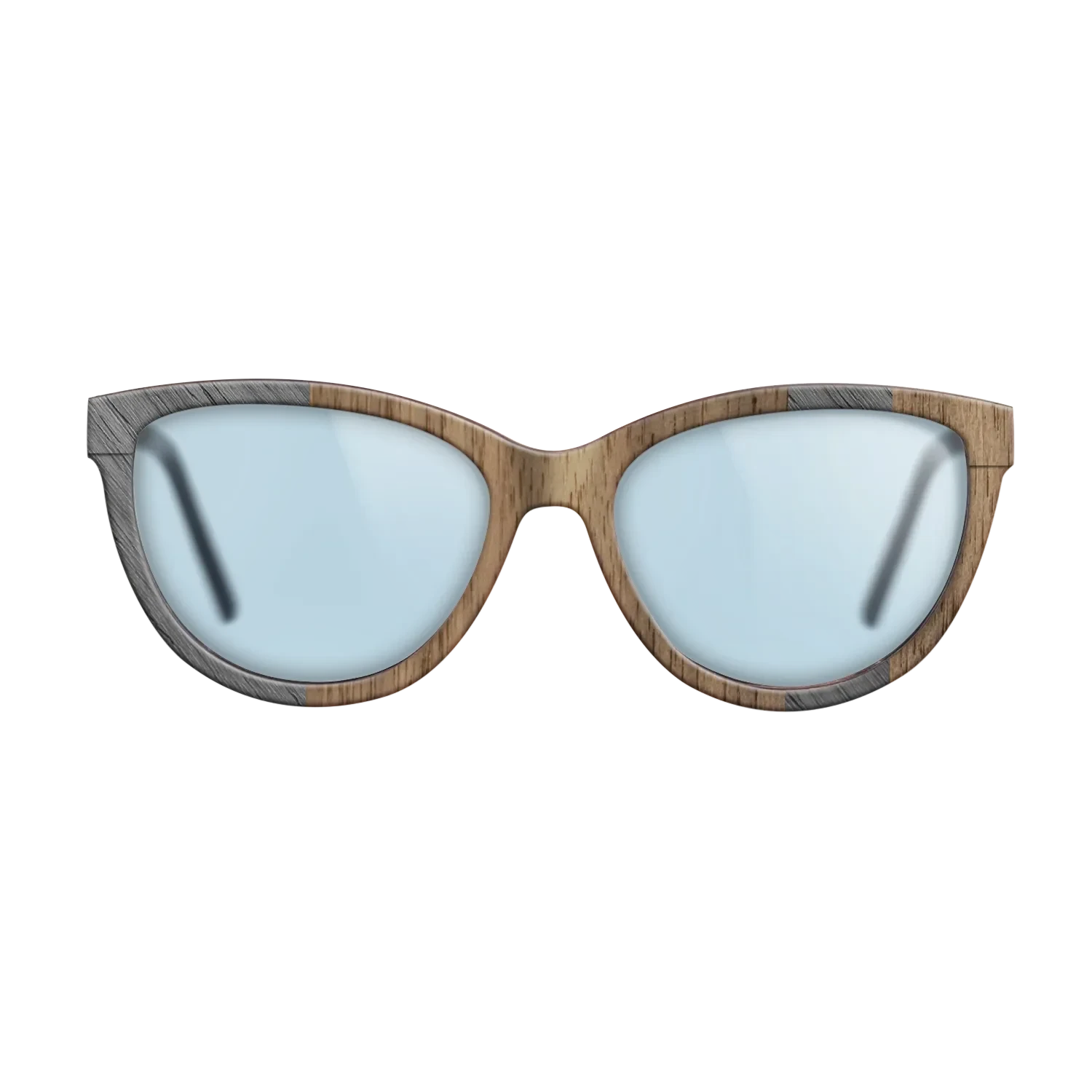 Poplar Dyed: Grey,Walnut: Straight Grain: Splice - The Maiden - Cat - SIRIS wood optic