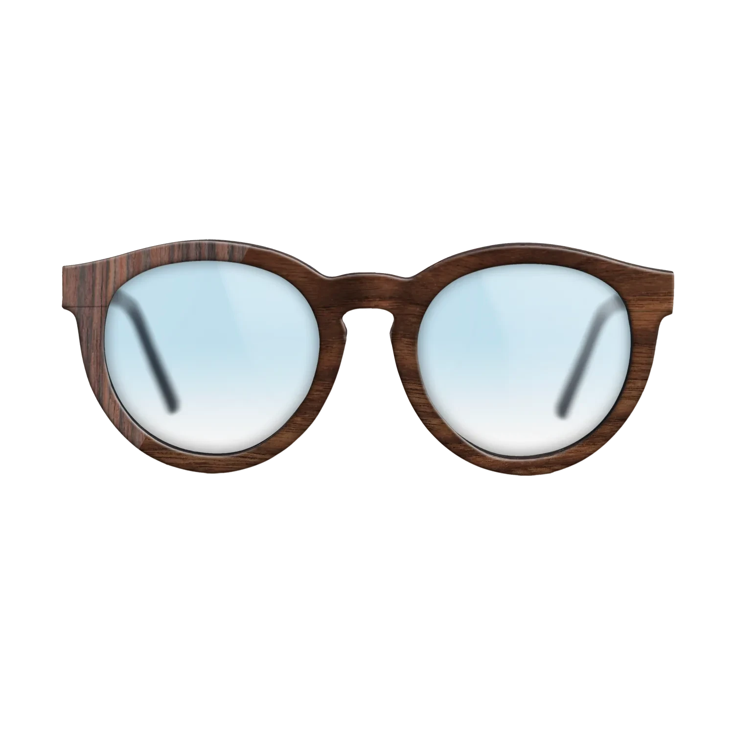 Walnut Claro Dark,Rosewood Reconstituted: Binary - The Rebel - Round - SIRIS wood optic