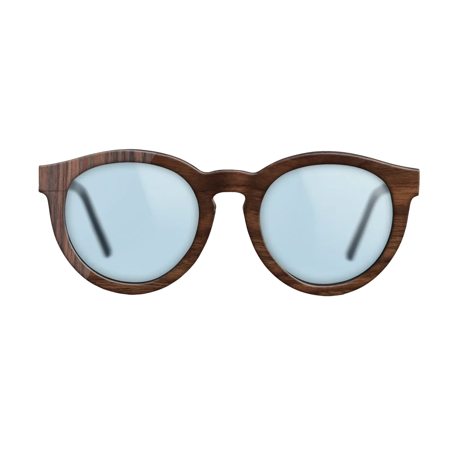 Walnut Claro Dark,Rosewood Reconstituted: Binary - The Rebel - Round - SIRIS wood optic