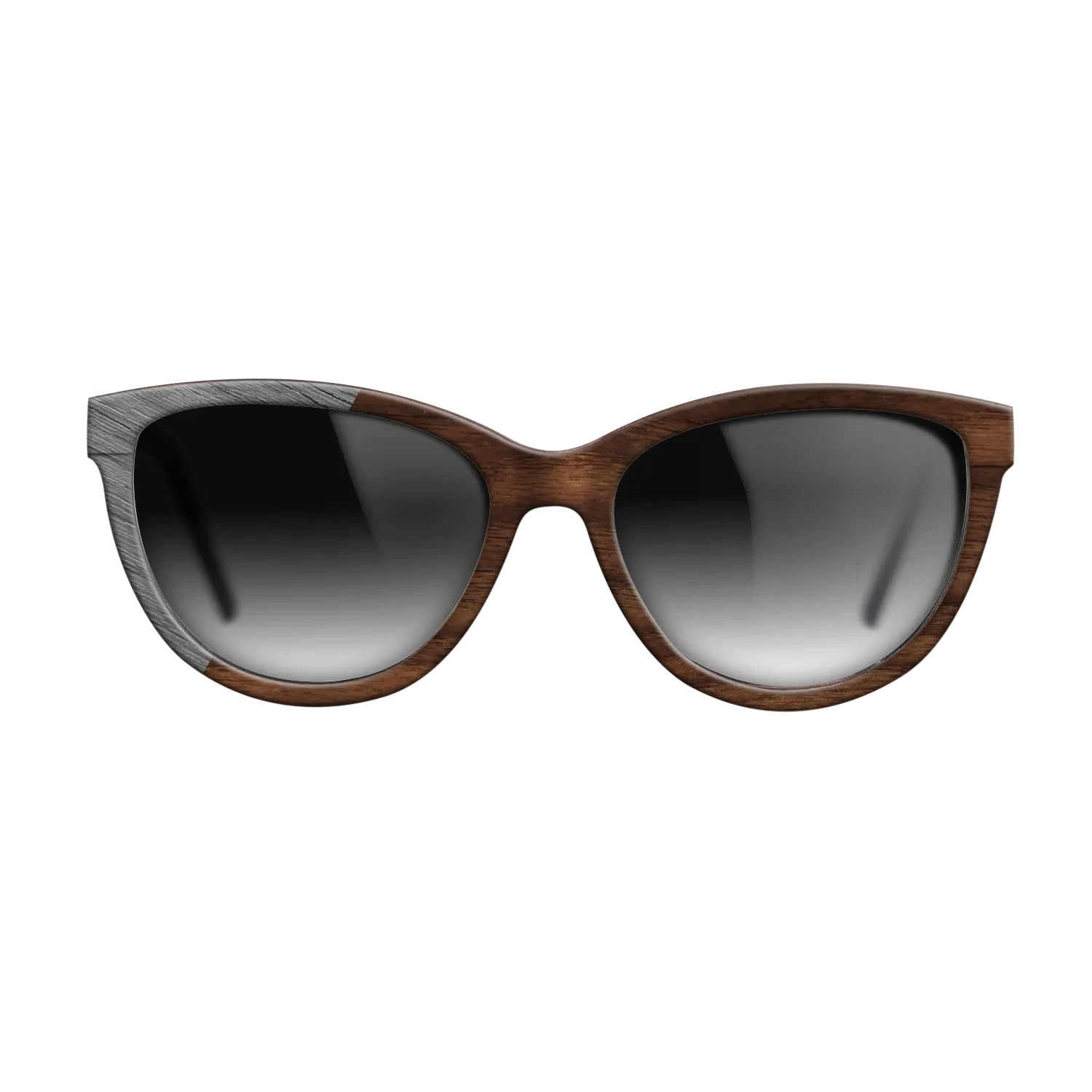 Walnut Claro Dark,Poplar Dyed: Grey: Binary - The Maiden - Cat - SIRIS wood optic