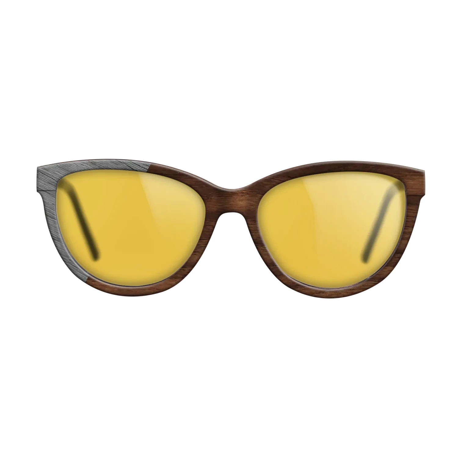 Walnut Claro Dark,Poplar Dyed: Grey: Binary - The Maiden - Cat - SIRIS wood optic