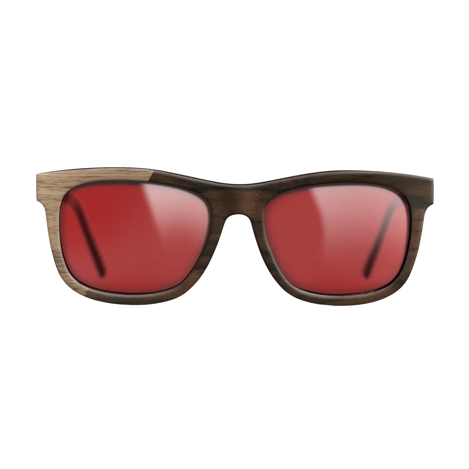 Walnut: Straight Grain,Ziricote Dark Quartered: Binary - The Hero - Square - SIRIS wood optic