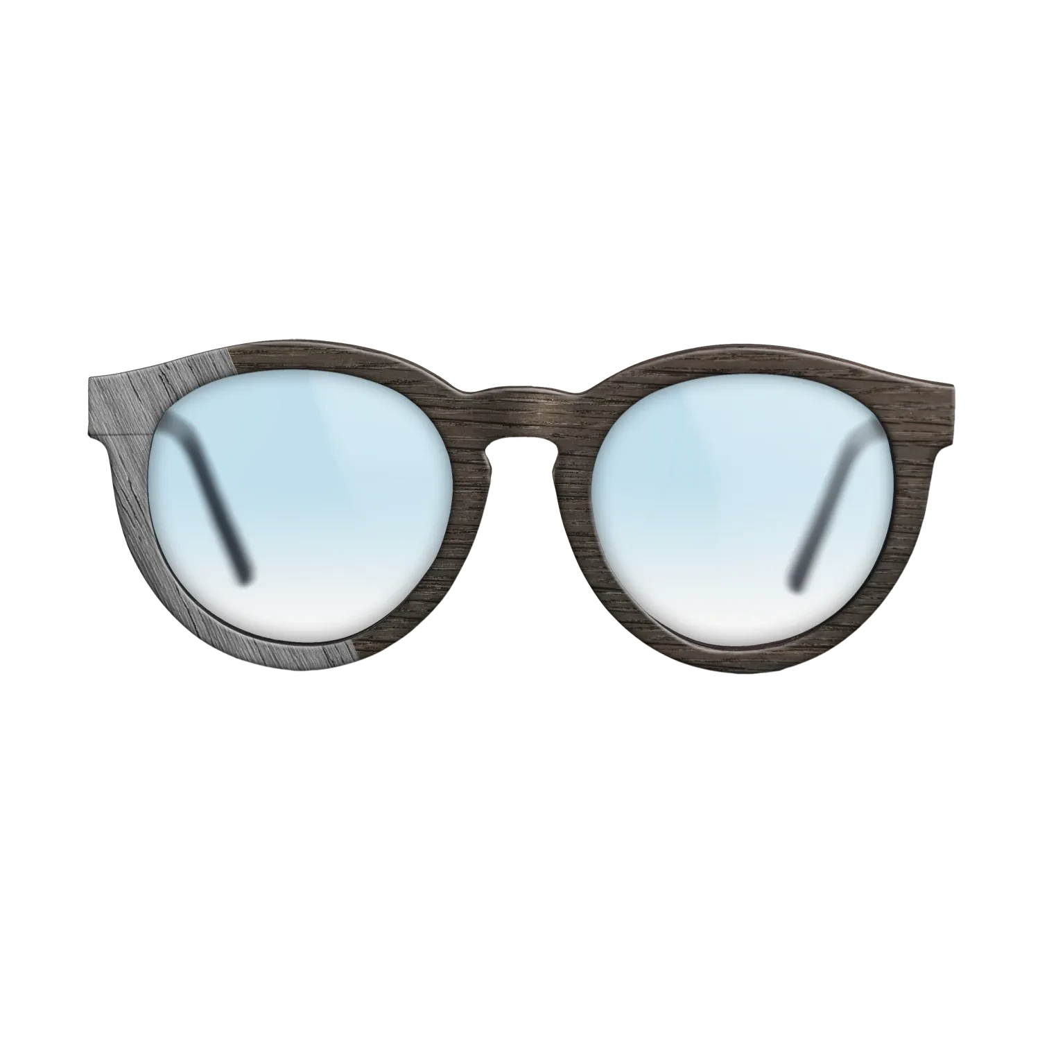 Poplar Dyed: Grey,Fumed Oak: Bauhaus - The Rebel - Round - SIRIS wood optic
