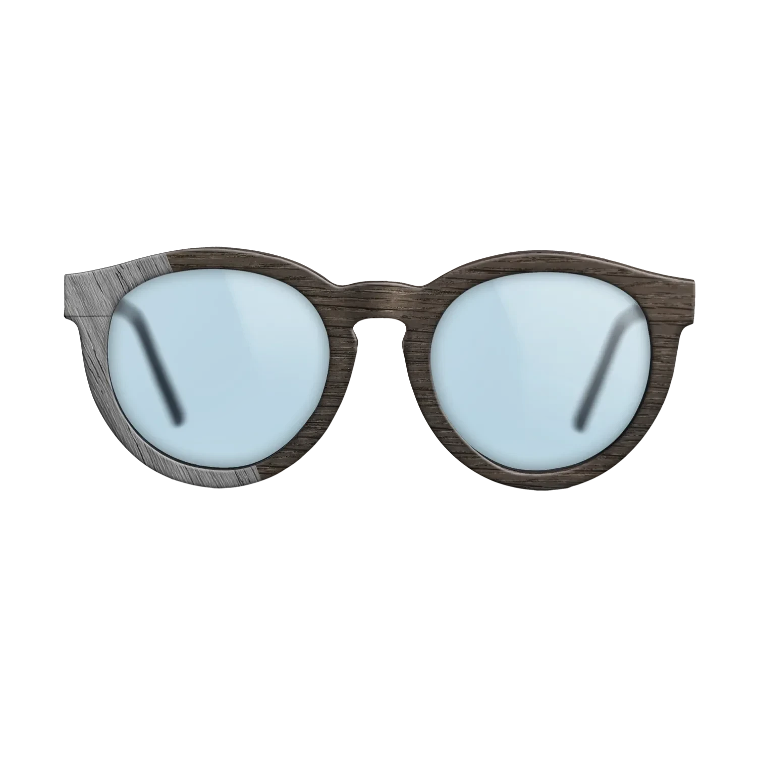 Poplar Dyed: Grey,Fumed Oak: Bauhaus - The Rebel - Round - SIRIS wood optic