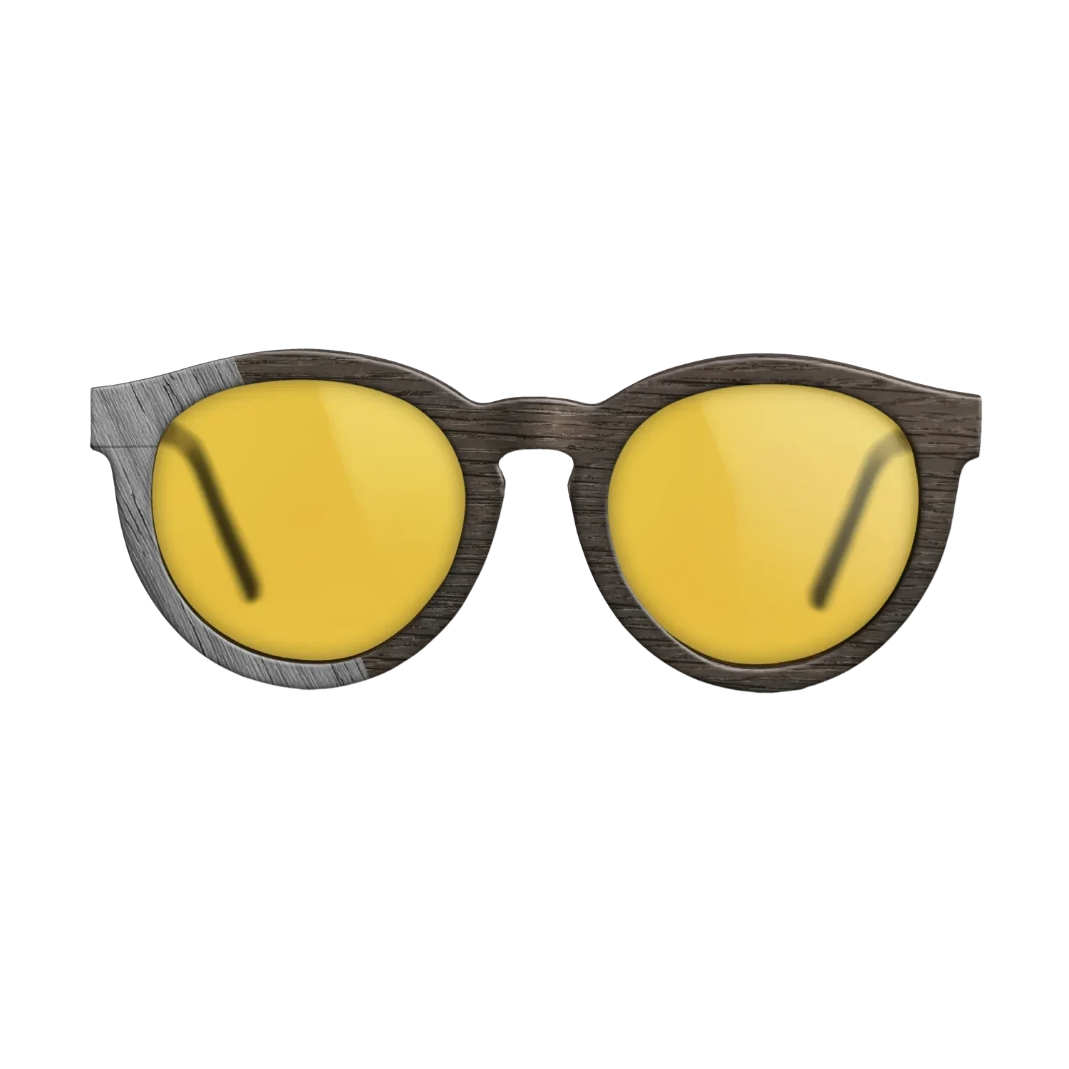 Poplar Dyed: Grey,Fumed Oak: Bauhaus - The Rebel - Round - SIRIS wood optic