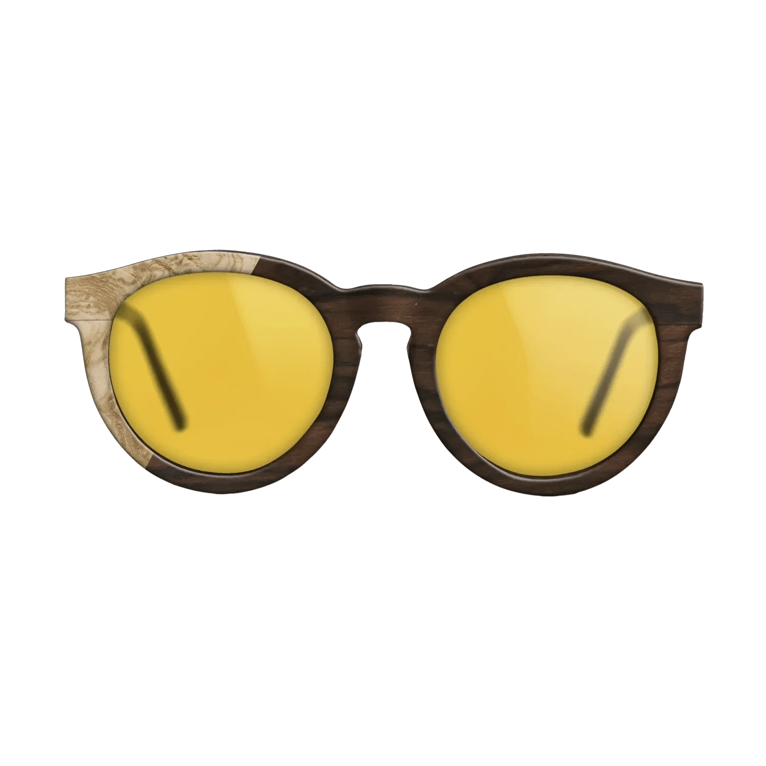 Ziricote Dark Quartered,Olive Burl: Binary - The Rebel - Round - SIRIS wood optic