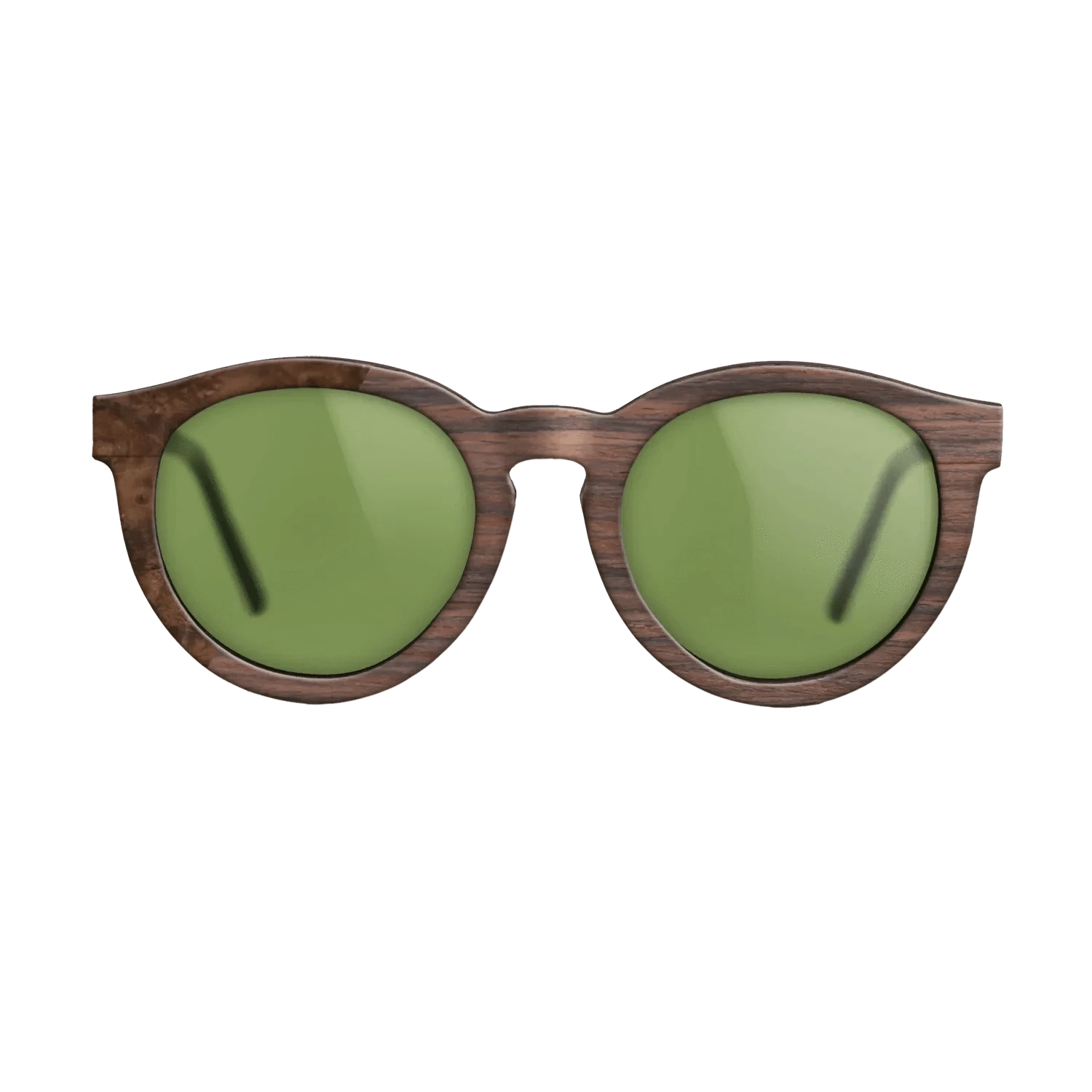 Rosewood Reconstituted,Walnut Burl: Binary - The Rebel - Round - SIRIS wood optic