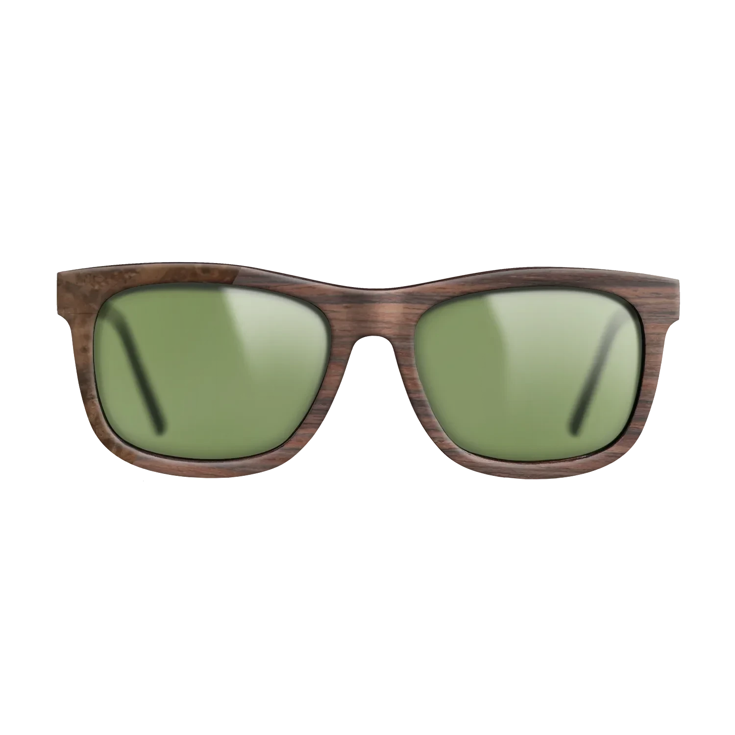 Rosewood Reconstituted,Walnut Burl: Binary - The Hero - Square - SIRIS wood optic