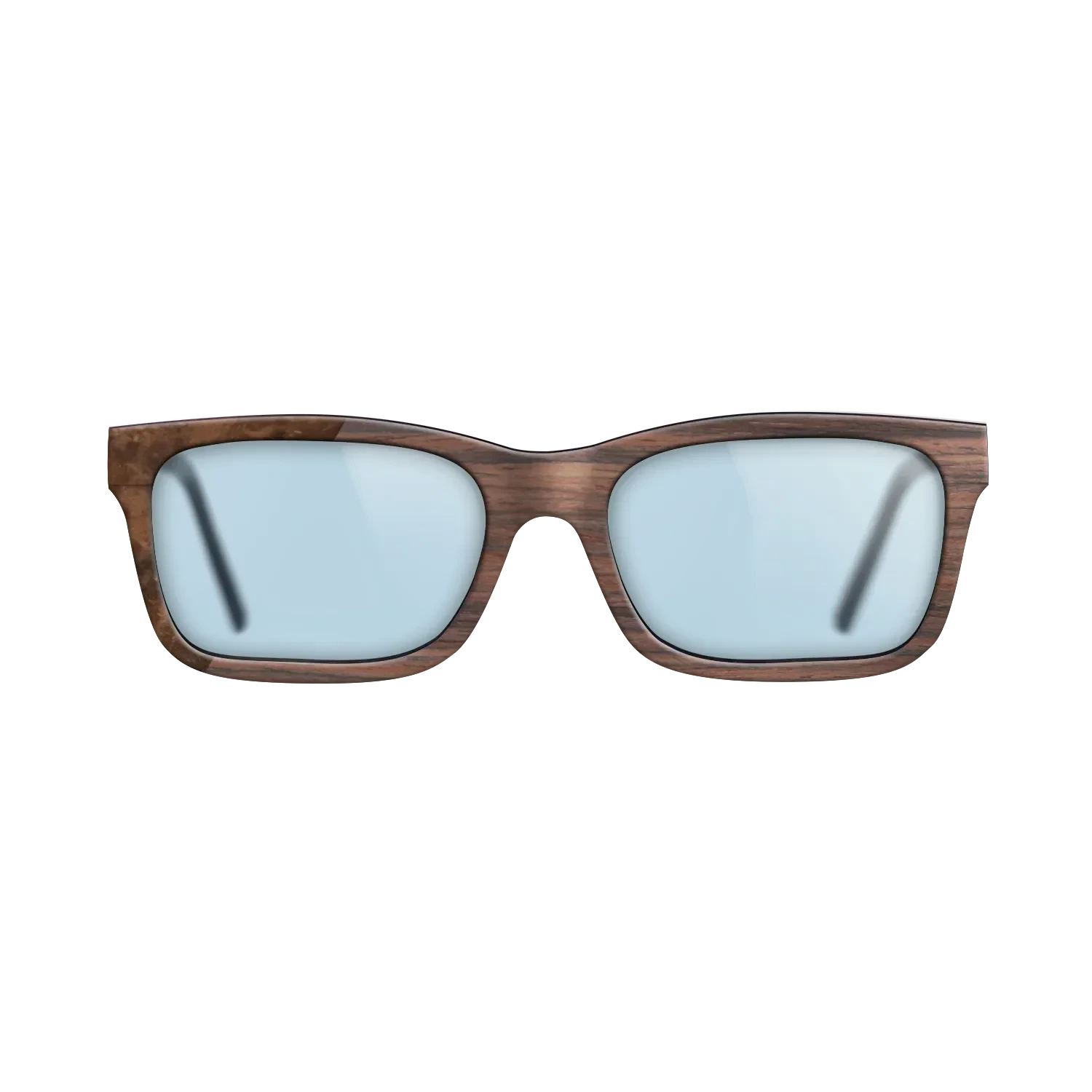 Rosewood Reconstituted,Walnut Burl: Binary - The Sage - Rectangle - SIRIS wood optic