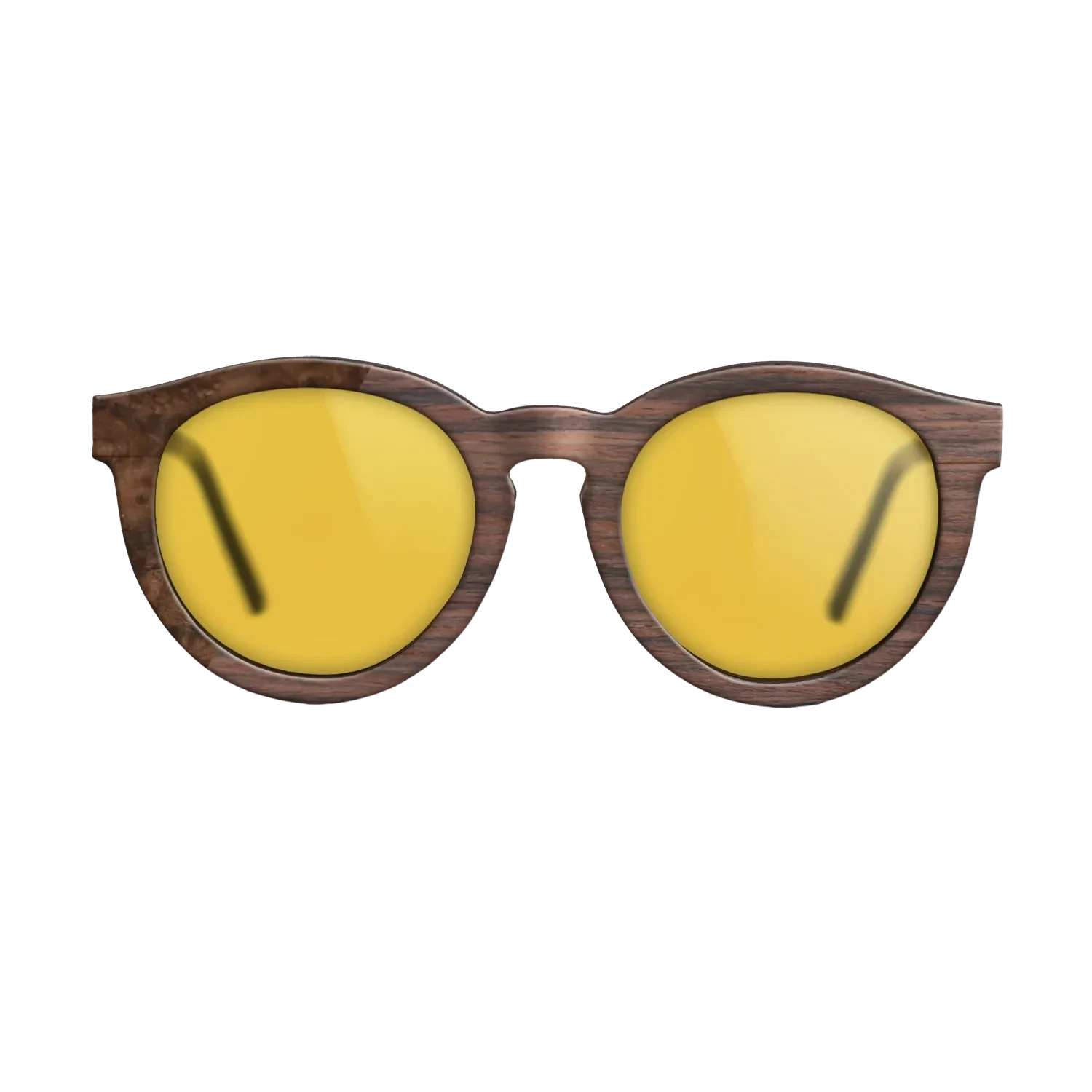 Rosewood Reconstituted,Walnut Burl: Binary - The Rebel - Round - SIRIS wood optic
