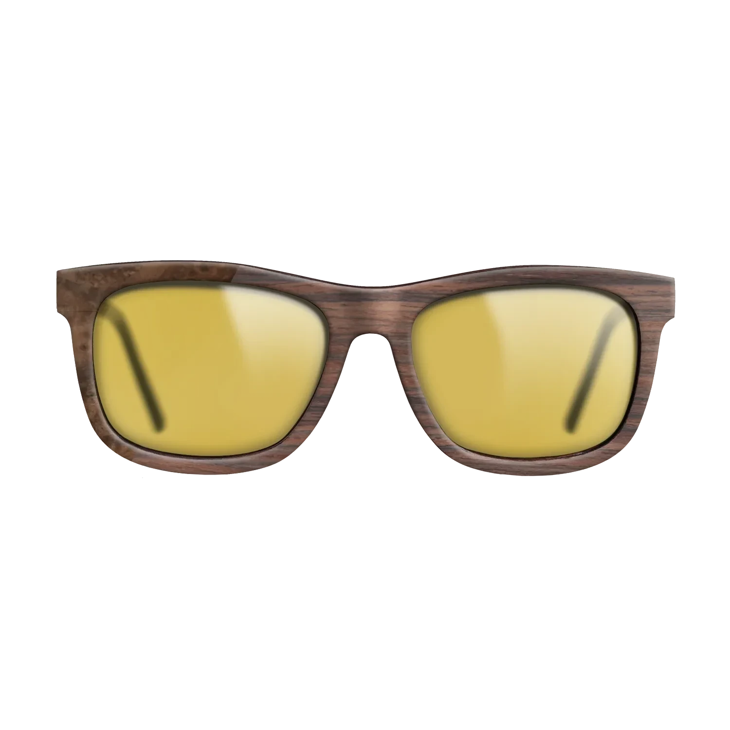 Rosewood Reconstituted,Walnut Burl: Binary - The Hero - Square - SIRIS wood optic