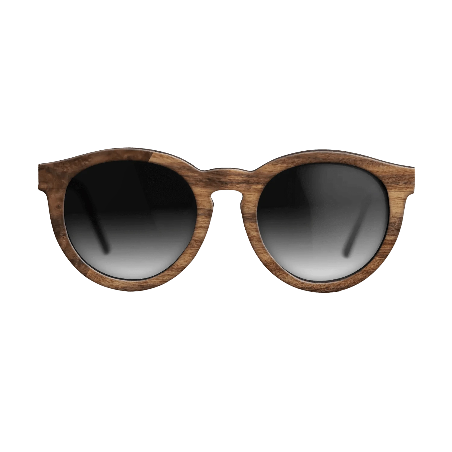 Walnut Burl,Santos Rosewood Light: Binary - The Rebel - Round - SIRIS wood optic