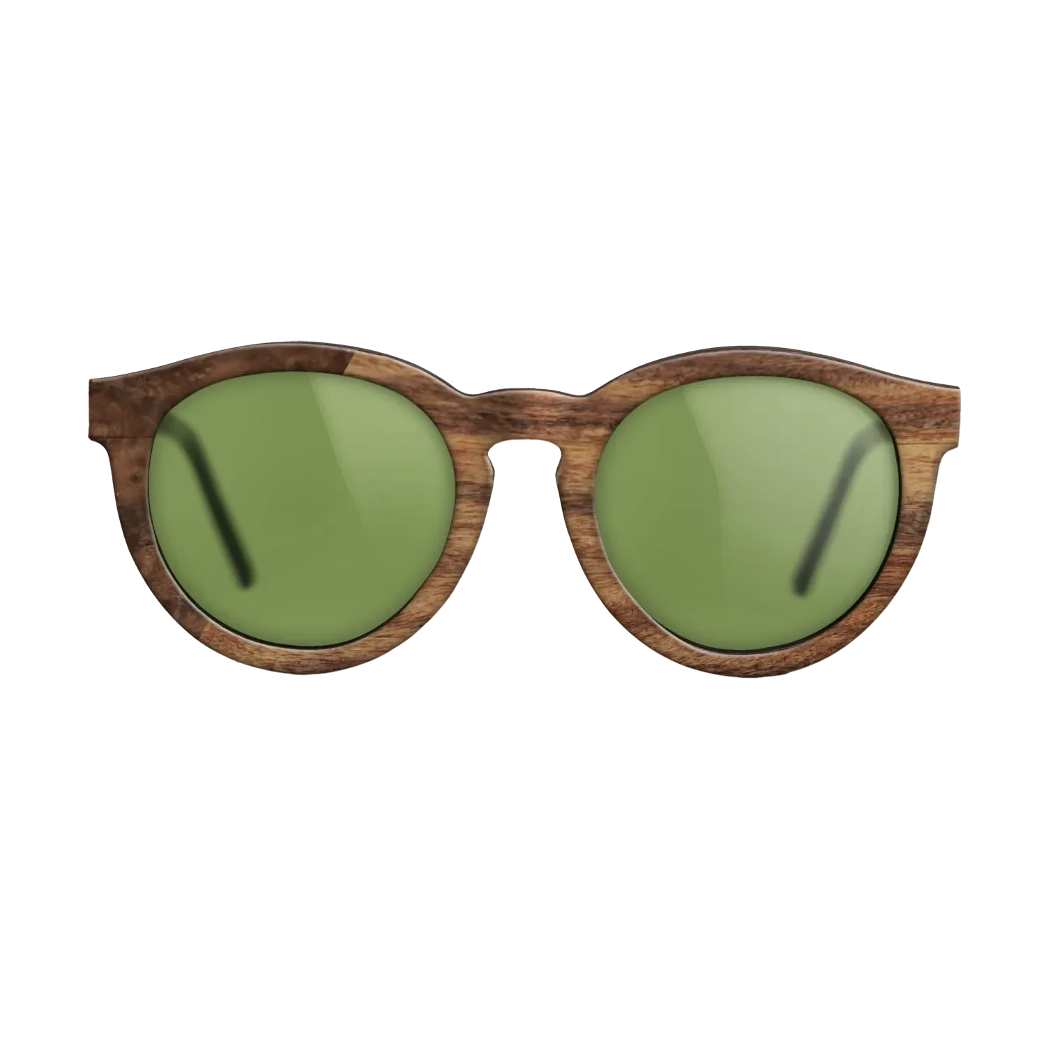 Walnut Burl,Santos Rosewood Light: Binary - The Rebel - Round - SIRIS wood optic