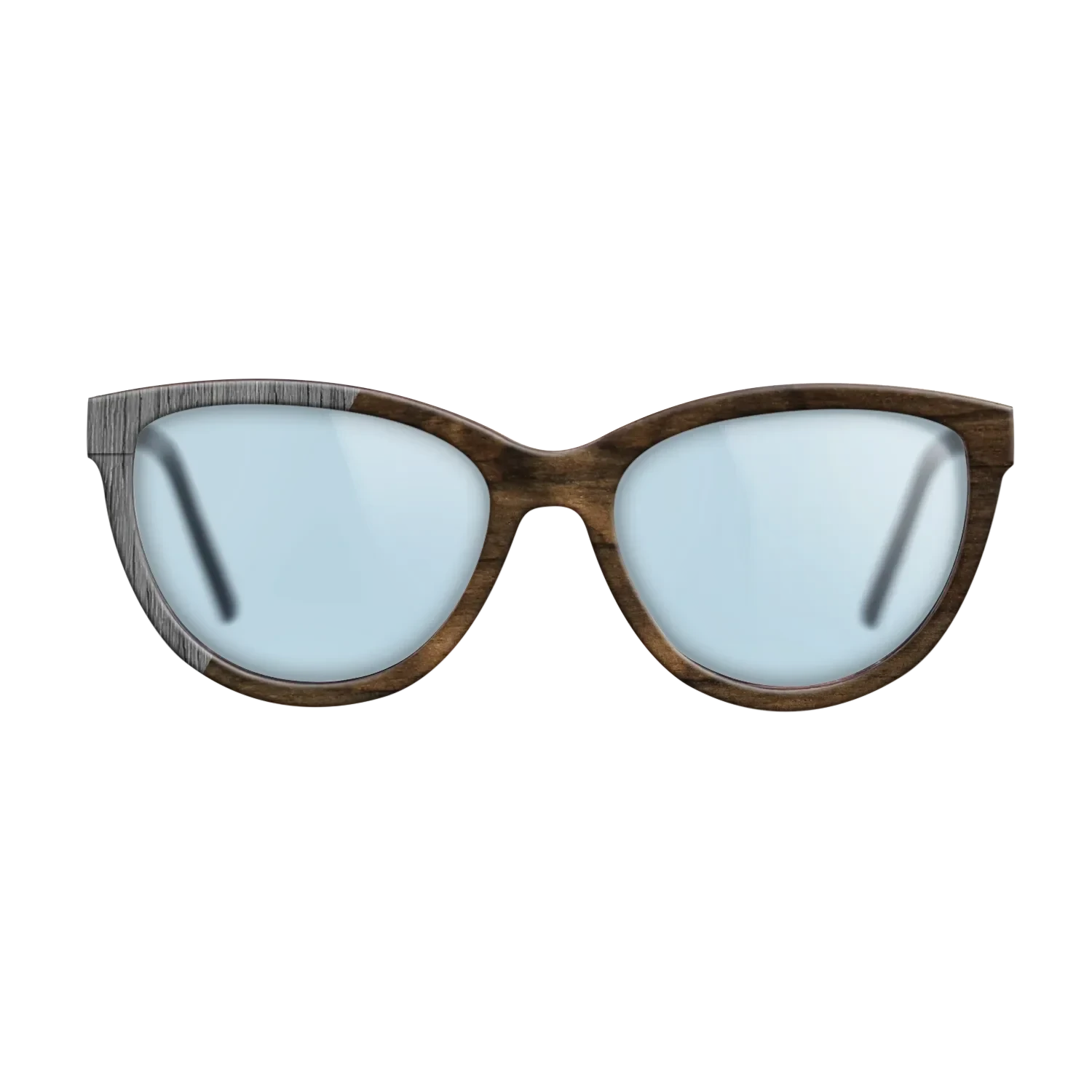 Ziricote Dark Quartered,Poplar Dyed: Grey: Binary - The Maiden - Cat - SIRIS wood optic