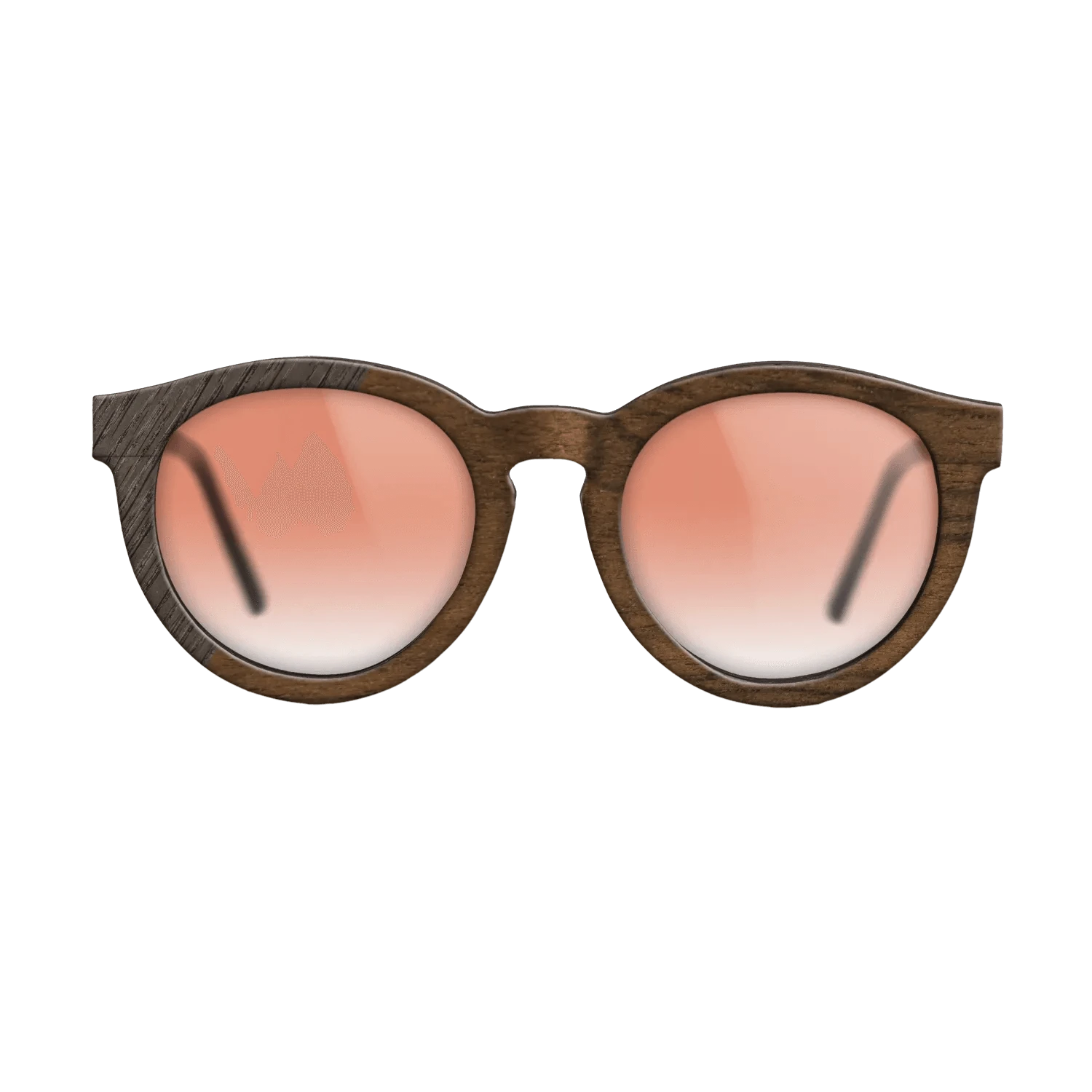 Ziricote Dark Quartered,Fumed Oak: Binary - The Rebel - Round - SIRIS wood optic