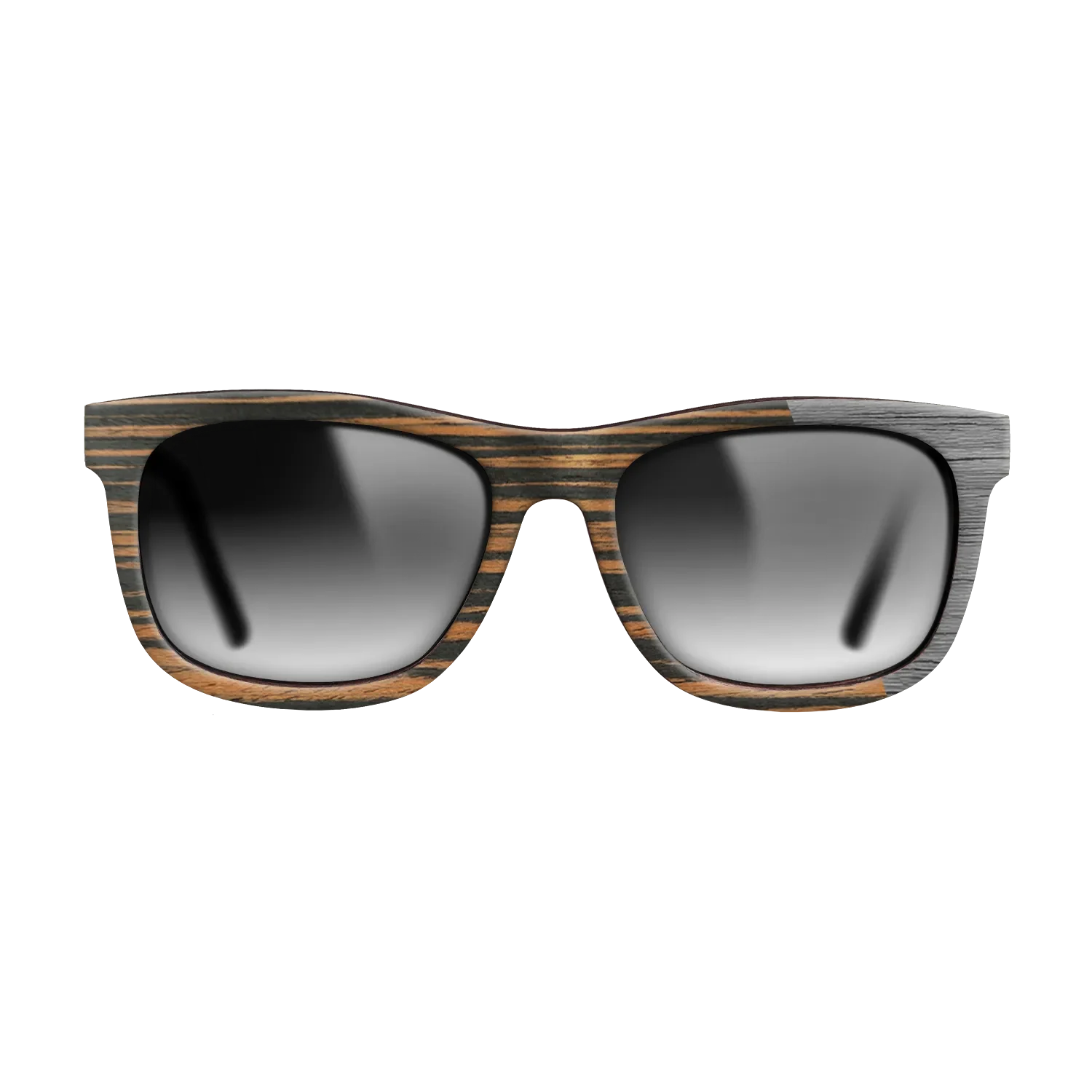 Italian Ebony Angled Grey Poplar - The Hero - Square - 2126- Noir - SIRIS wood optic