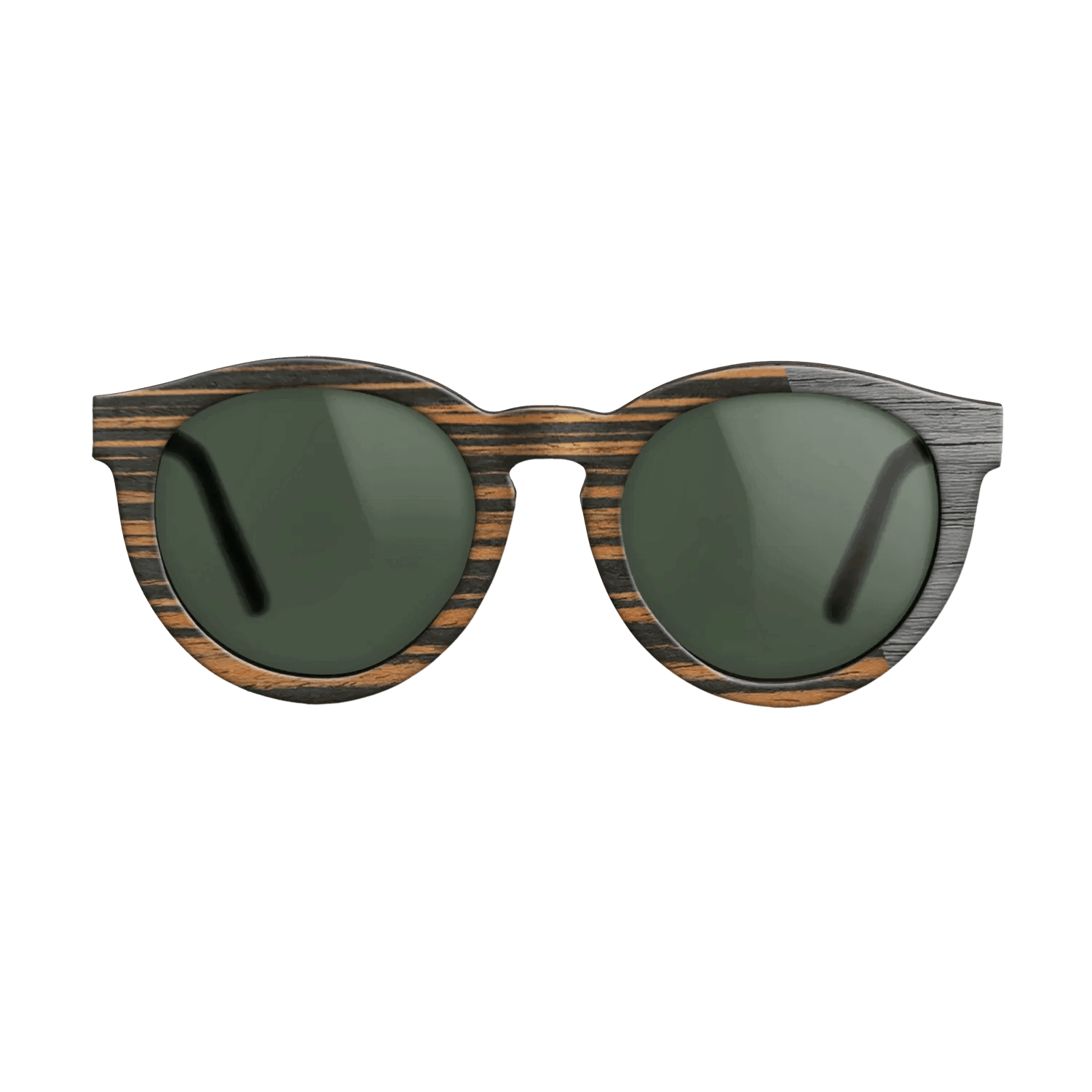 Italian Ebony Angled Grey Poplar - The Rebel - Round - 2126- Noir - SIRIS wood optic