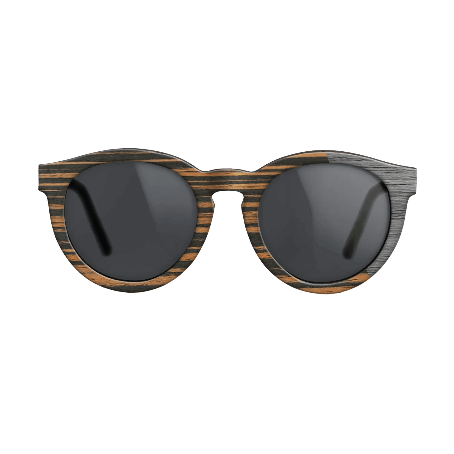 Italian Ebony Angled Grey Poplar - The Rebel - Round - 2126- Noir - SIRIS wood optic
