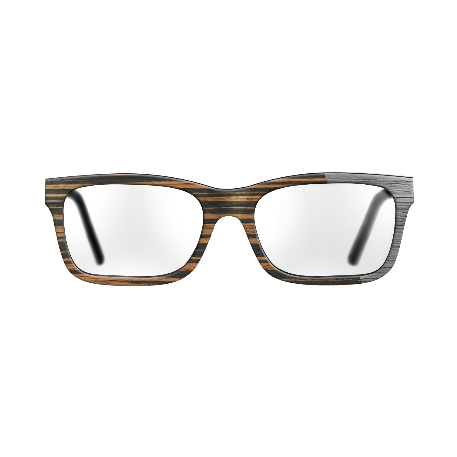 Italian Ebony Angled Grey Poplar - The Sage - Rectangle - 2126- Noir - SIRIS wood optic