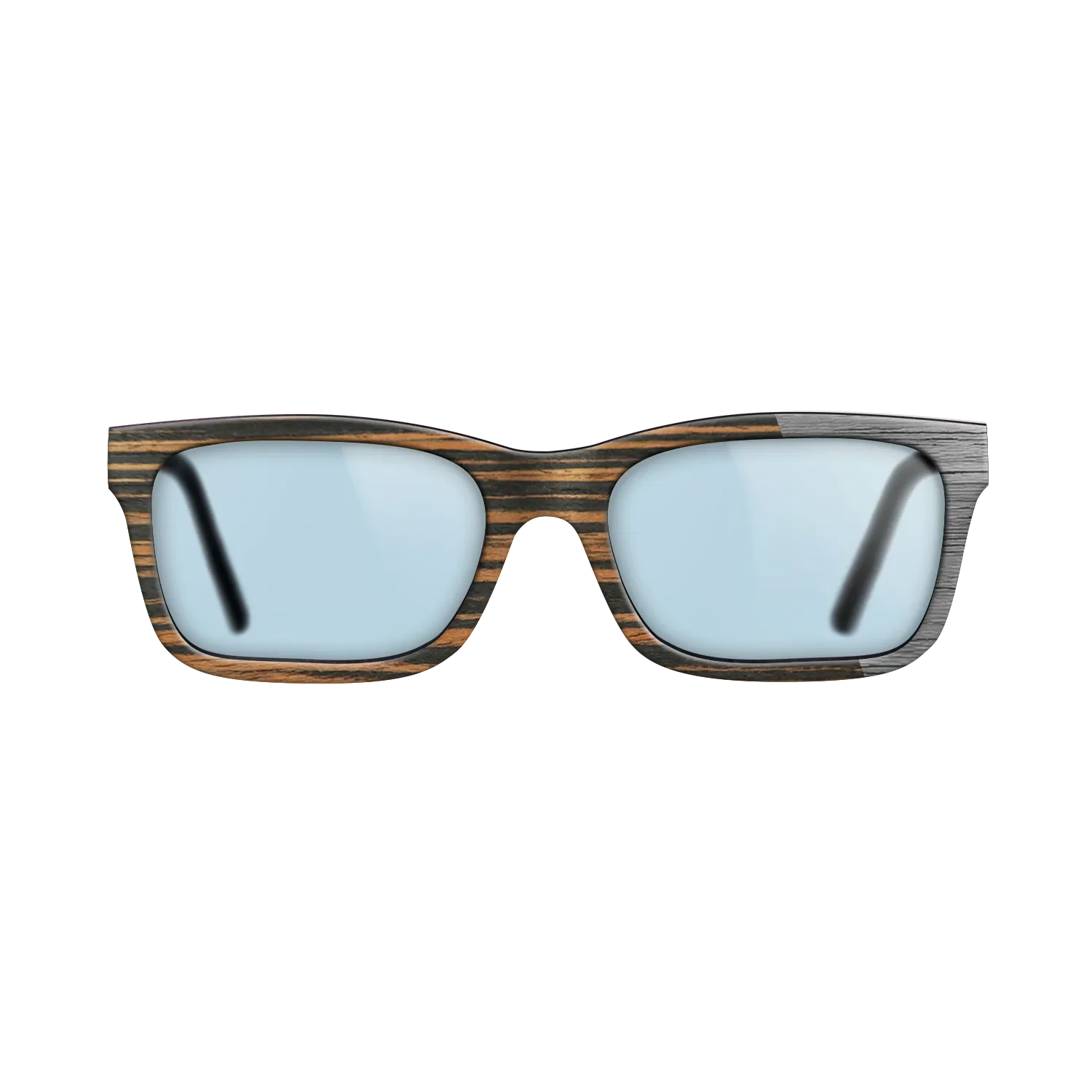 Italian Ebony Angled Grey Poplar - The Sage - Rectangle - 2126- Noir - SIRIS wood optic