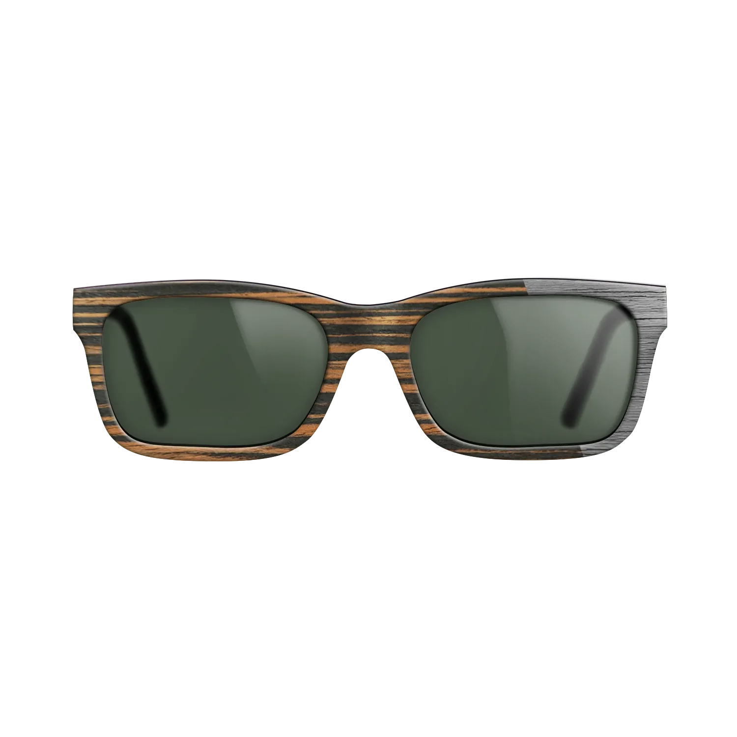 Italian Ebony Angled Grey Poplar - The Sage - Rectangle - 2126- Noir - SIRIS wood optic