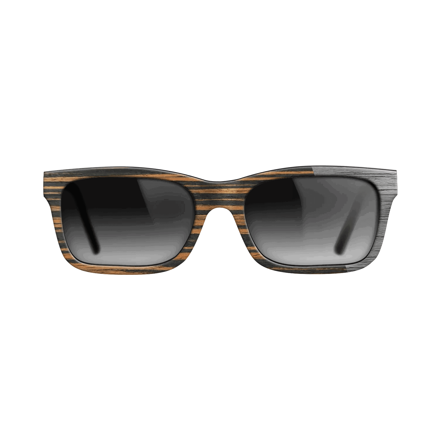 Italian Ebony Angled Grey Poplar - The Sage - Rectangle - 2126- Noir - SIRIS wood optic