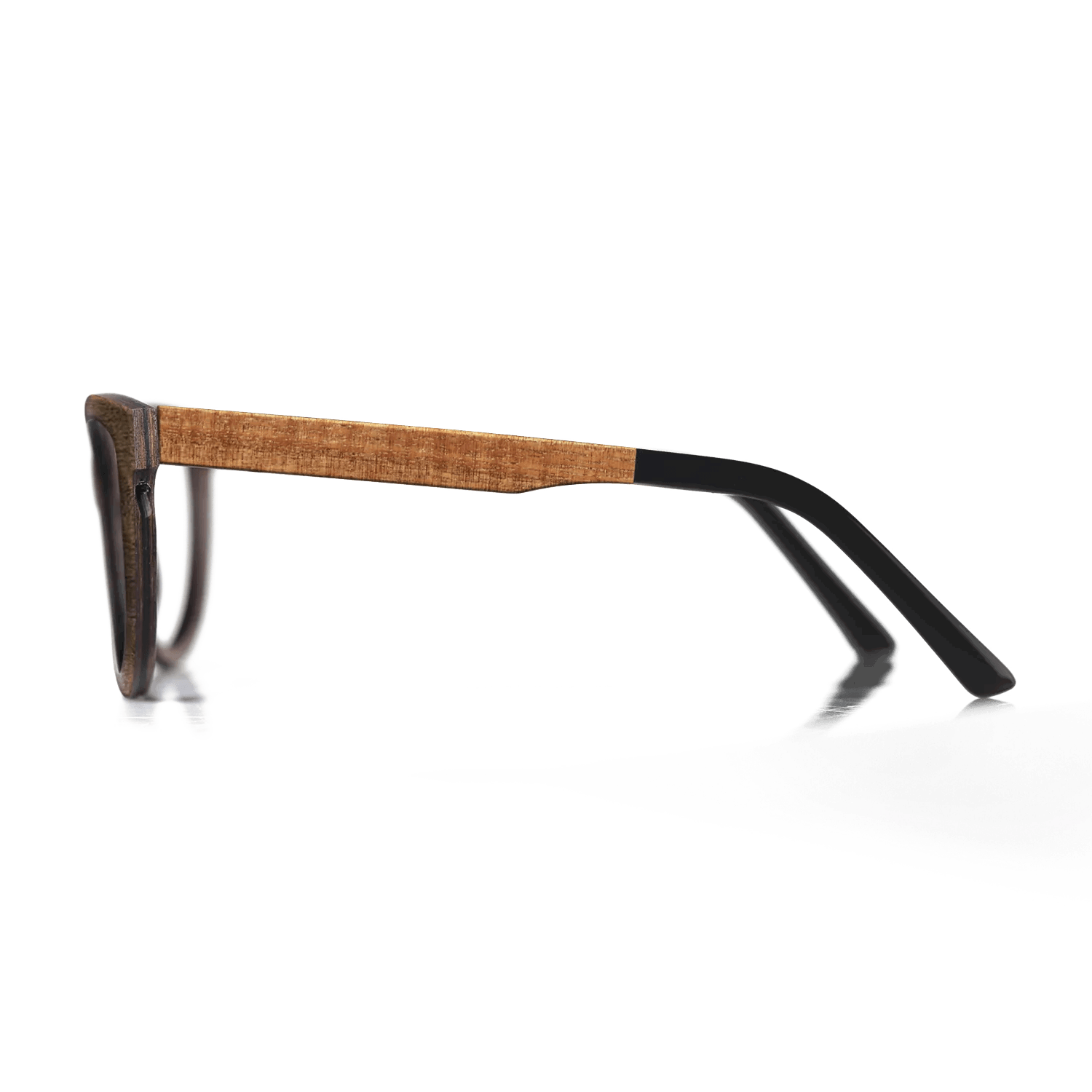 Italian Ebony,Fumed Eucalyptus,Kingwood,Koa: Angle Cut - The Hero - Square - 1146 - SIRIS wood optic