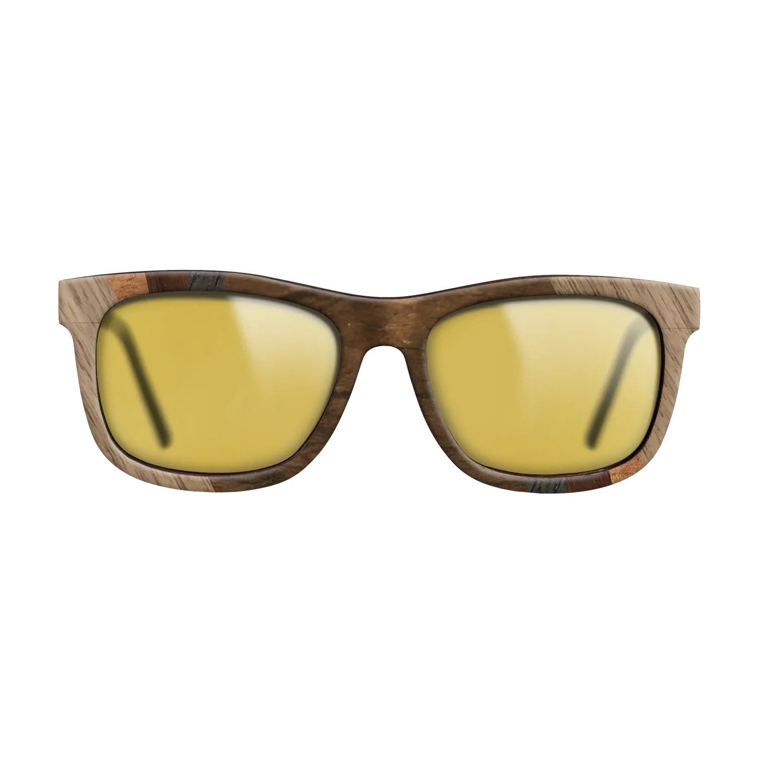 Italian Ebony,Fumed Oak,Koa,Ziricote Dark Quartered,Walnut Claro Light: Fractal - The Hero - Square - SIRIS wood optic