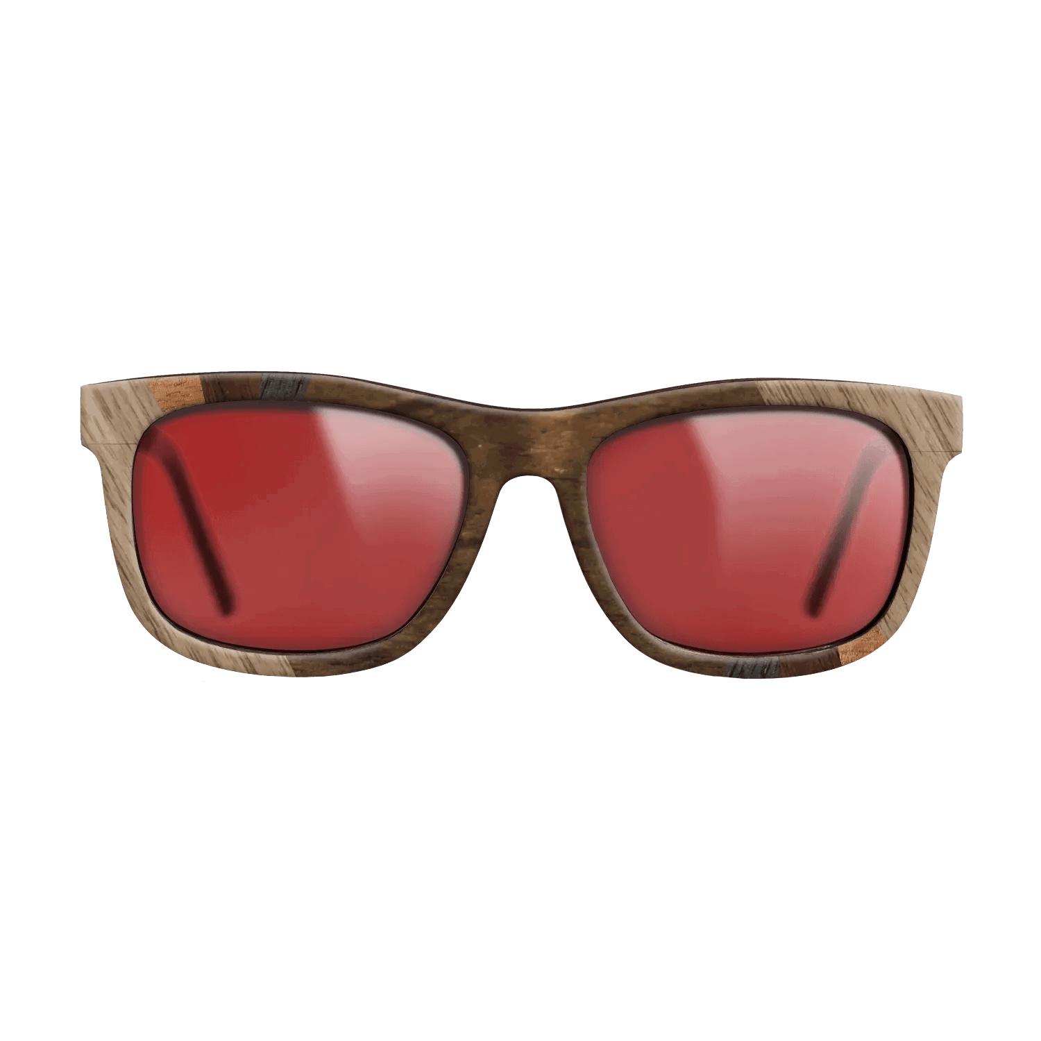 Italian Ebony,Fumed Oak,Koa,Ziricote Dark Quartered,Walnut Claro Light: Fractal - The Hero - Square - SIRIS wood optic