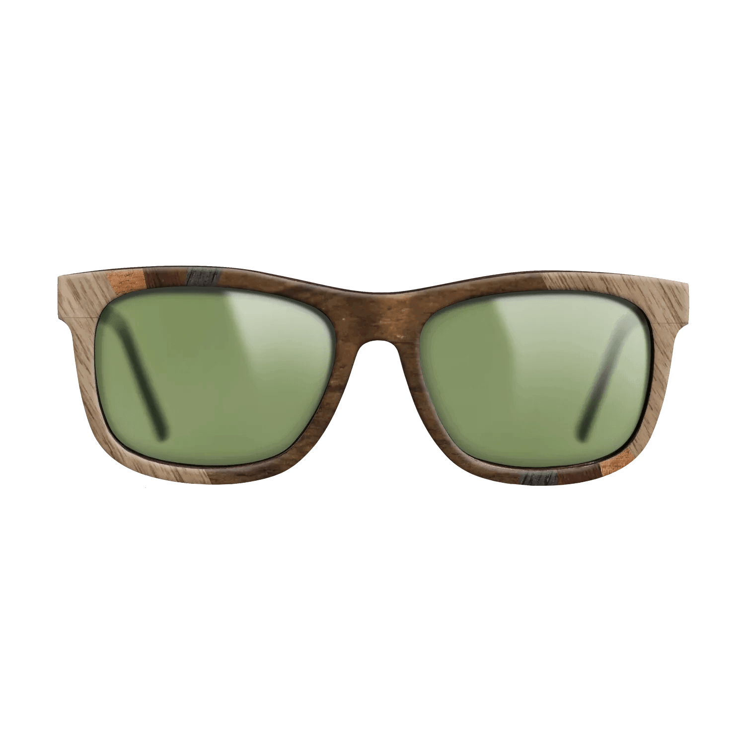 Italian Ebony,Fumed Oak,Koa,Ziricote Dark Quartered,Walnut Claro Light: Fractal - The Hero - Square - SIRIS wood optic