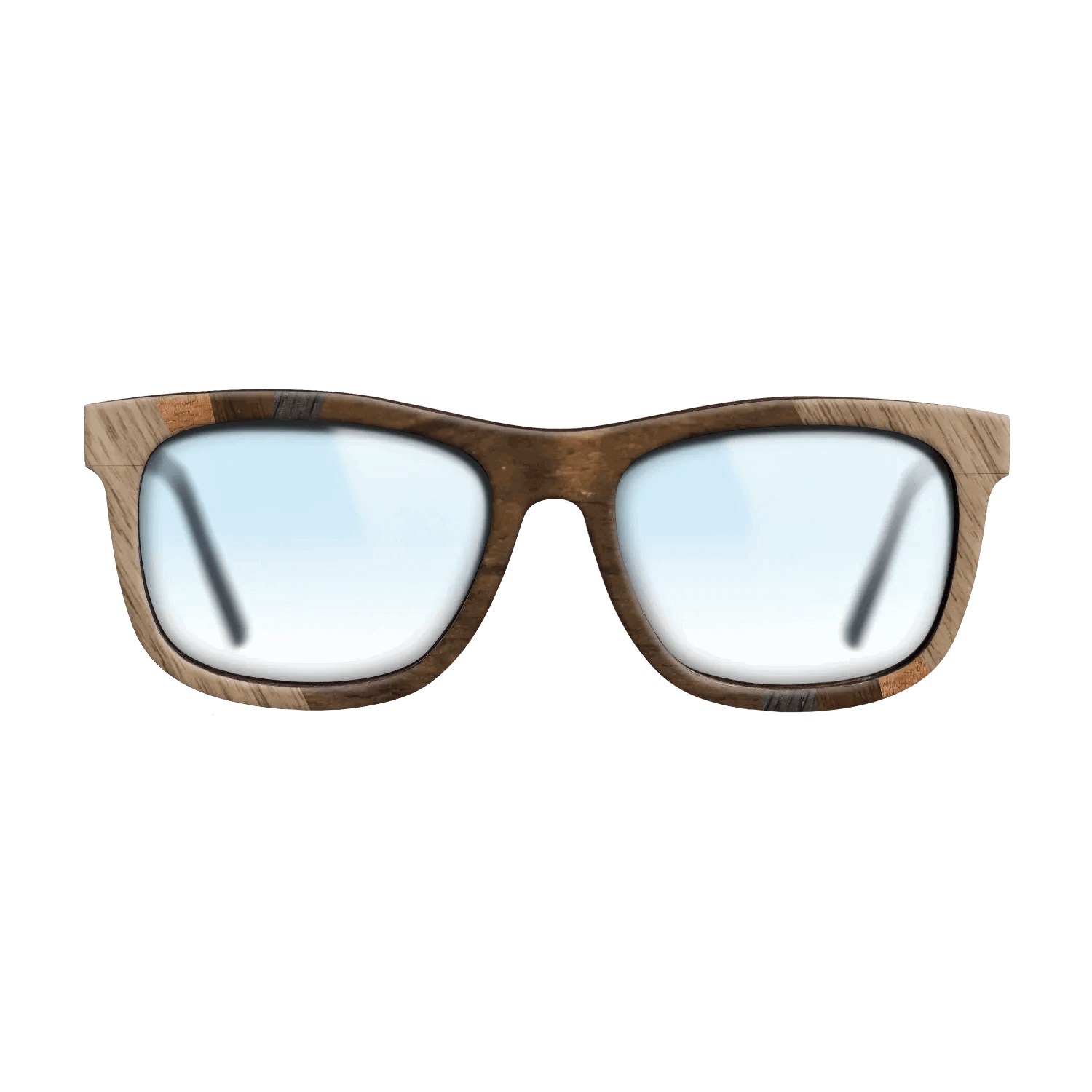 Italian Ebony,Fumed Oak,Koa,Ziricote Dark Quartered,Walnut Claro Light: Fractal - The Hero - Square - SIRIS wood optic