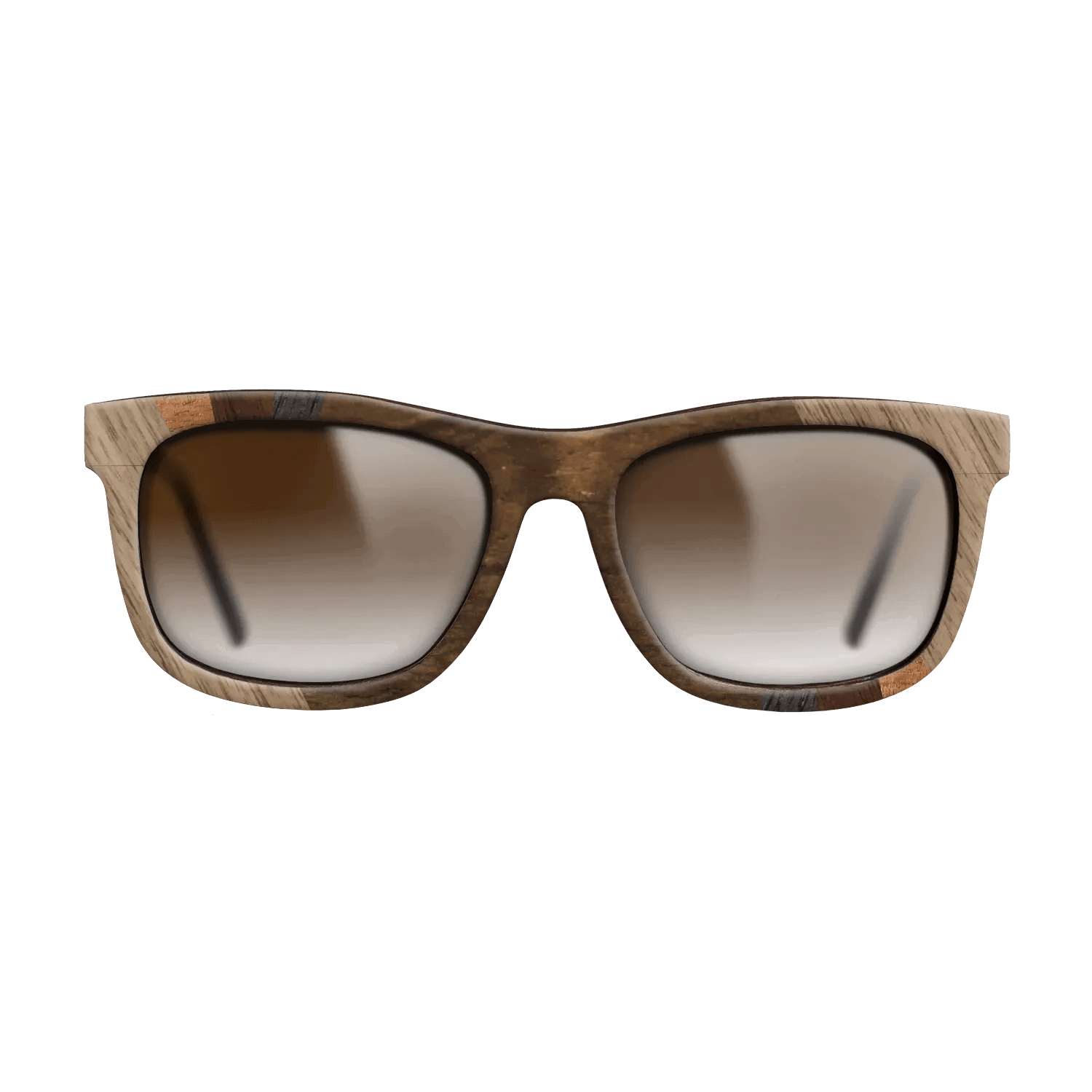 Italian Ebony,Fumed Oak,Koa,Ziricote Dark Quartered,Walnut Claro Light: Fractal - The Hero - Square - SIRIS wood optic