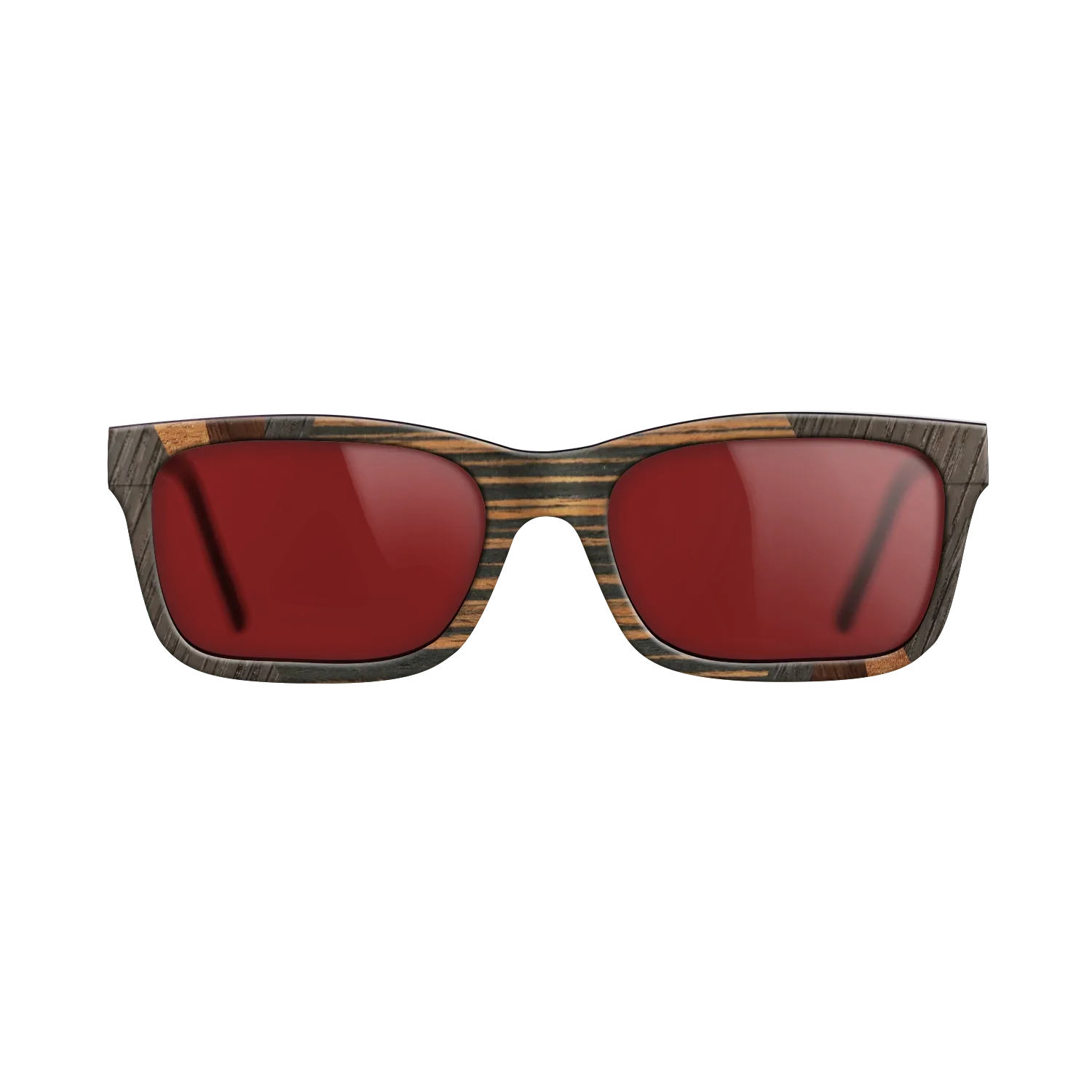 Italian Ebony,Fumed Oak,Koa,Ziricote Dark Quartered,Walnut Claro Light: Fractal - The Sage - Rectangle - SIRIS wood optic