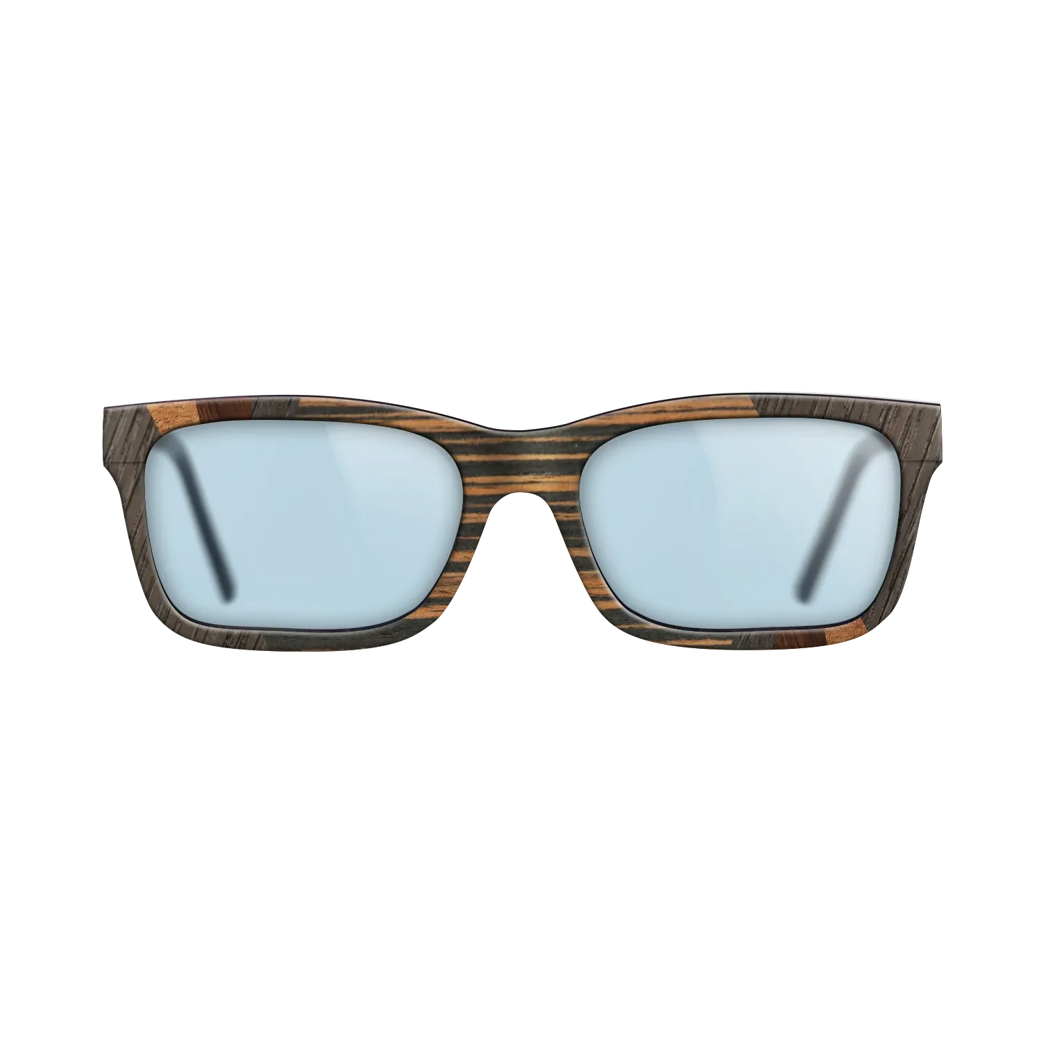 Italian Ebony,Fumed Oak,Koa,Ziricote Dark Quartered,Walnut Claro Light: Fractal - The Sage - Rectangle - SIRIS wood optic