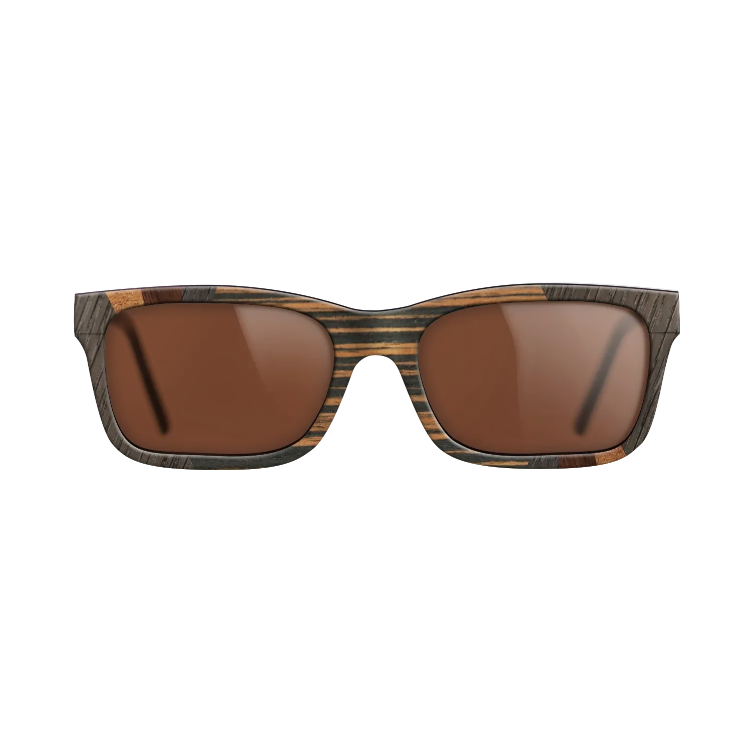 Italian Ebony,Fumed Oak,Koa,Ziricote Dark Quartered,Walnut Claro Light: Fractal - The Sage - Rectangle - SIRIS wood optic