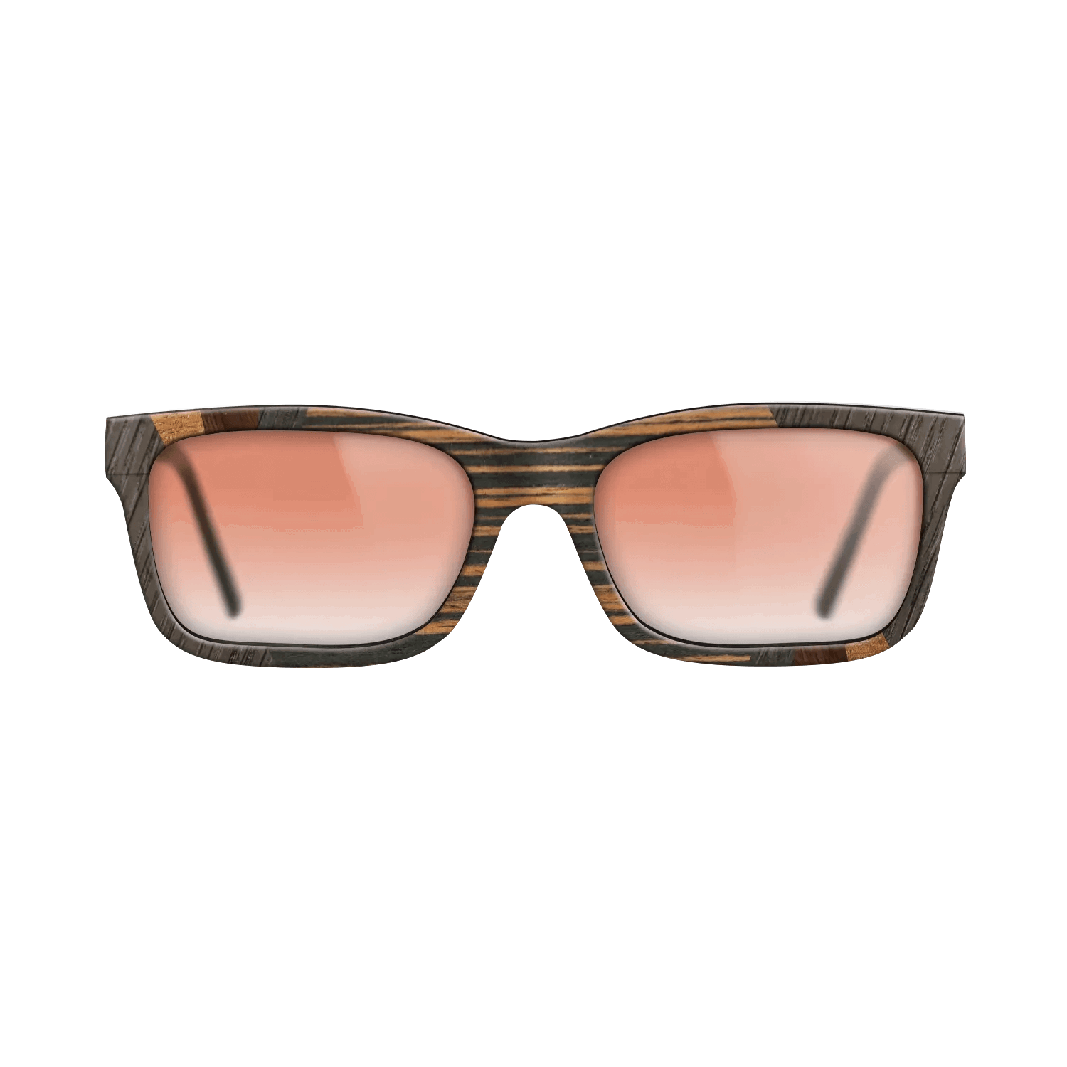 Italian Ebony,Fumed Oak,Koa,Ziricote Dark Quartered,Walnut Claro Light: Fractal - The Sage - Rectangle - SIRIS wood optic