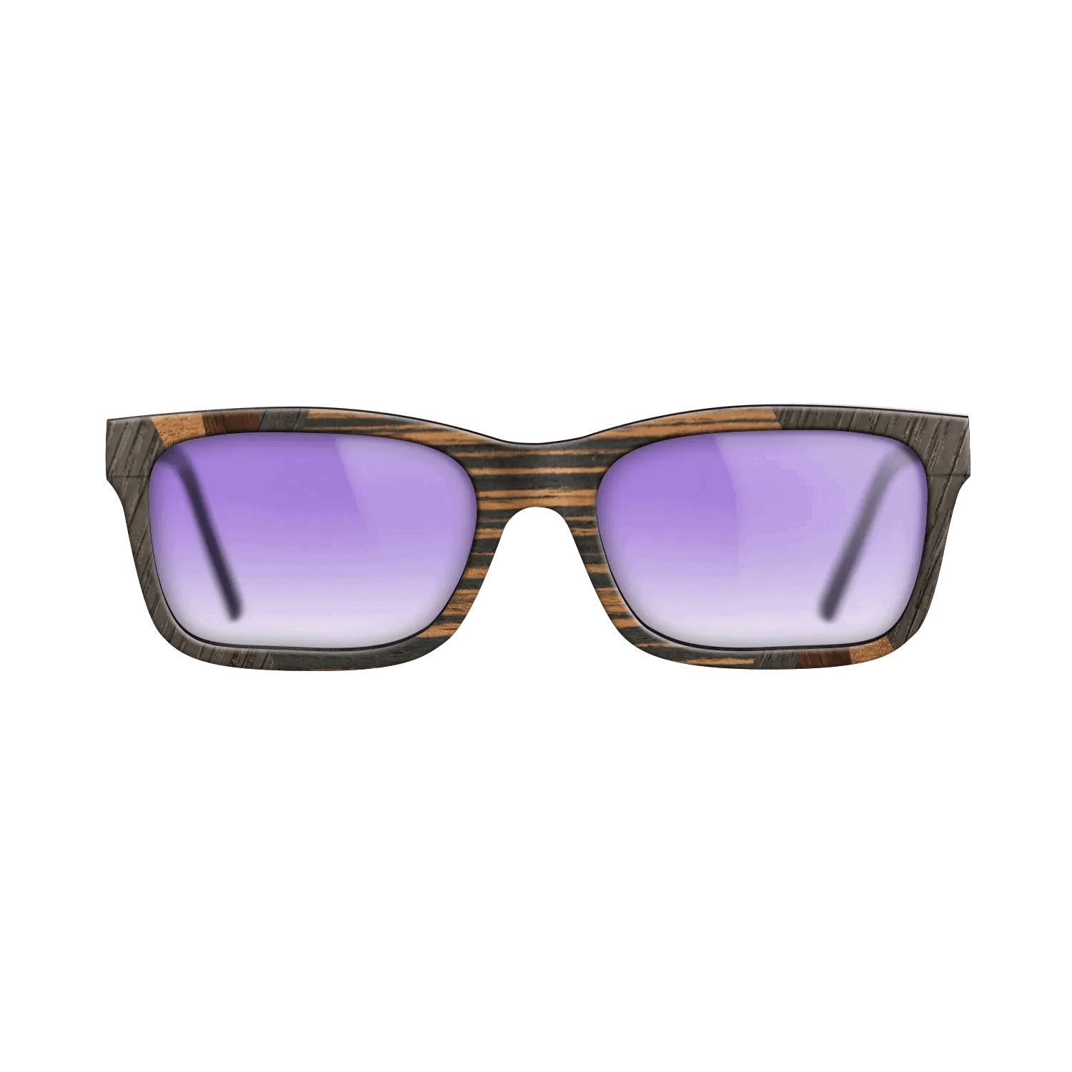 Italian Ebony,Fumed Oak,Koa,Ziricote Dark Quartered,Walnut Claro Light: Fractal - The Sage - Rectangle - SIRIS wood optic