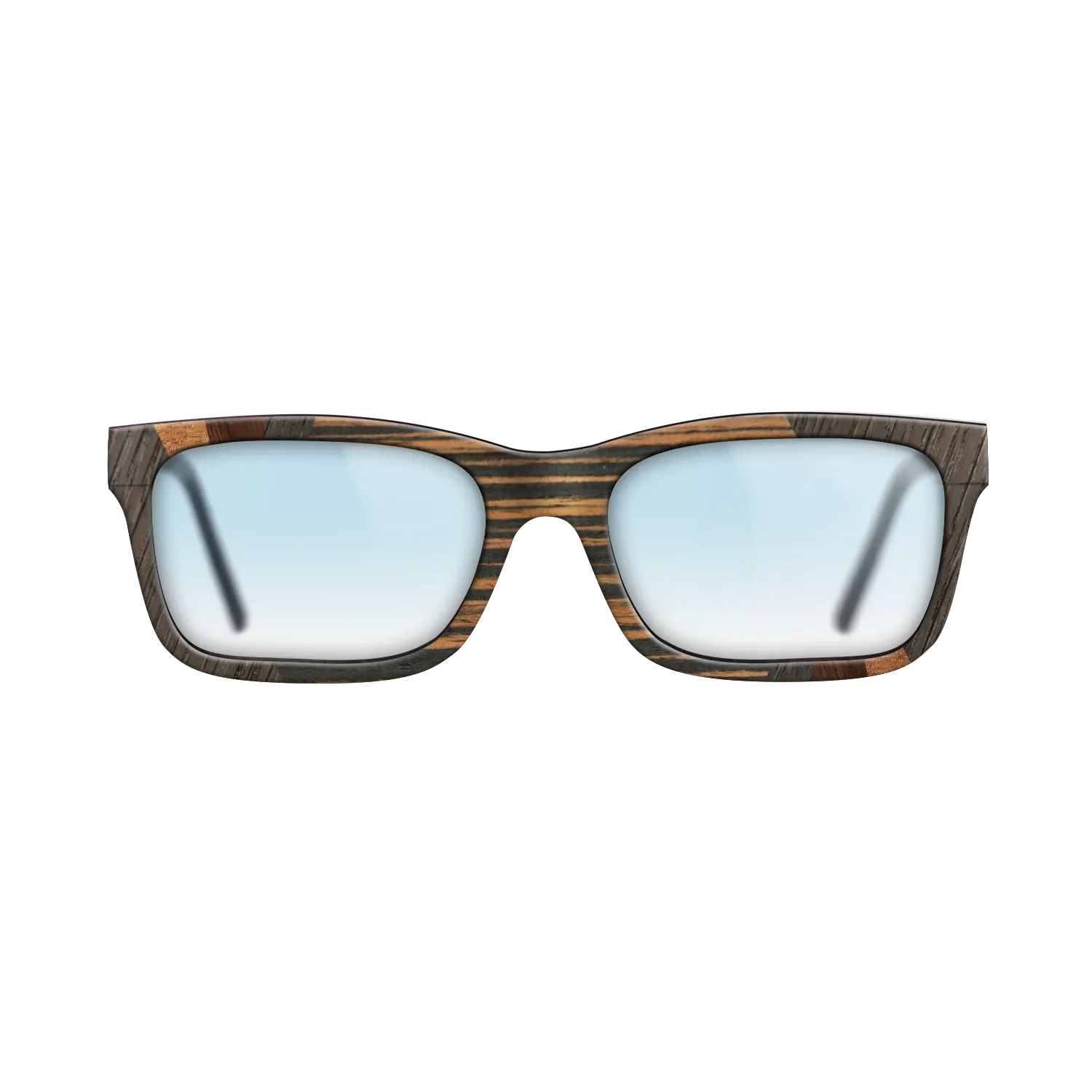 Italian Ebony,Fumed Oak,Koa,Ziricote Dark Quartered,Walnut Claro Light: Fractal - The Sage - Rectangle - SIRIS wood optic