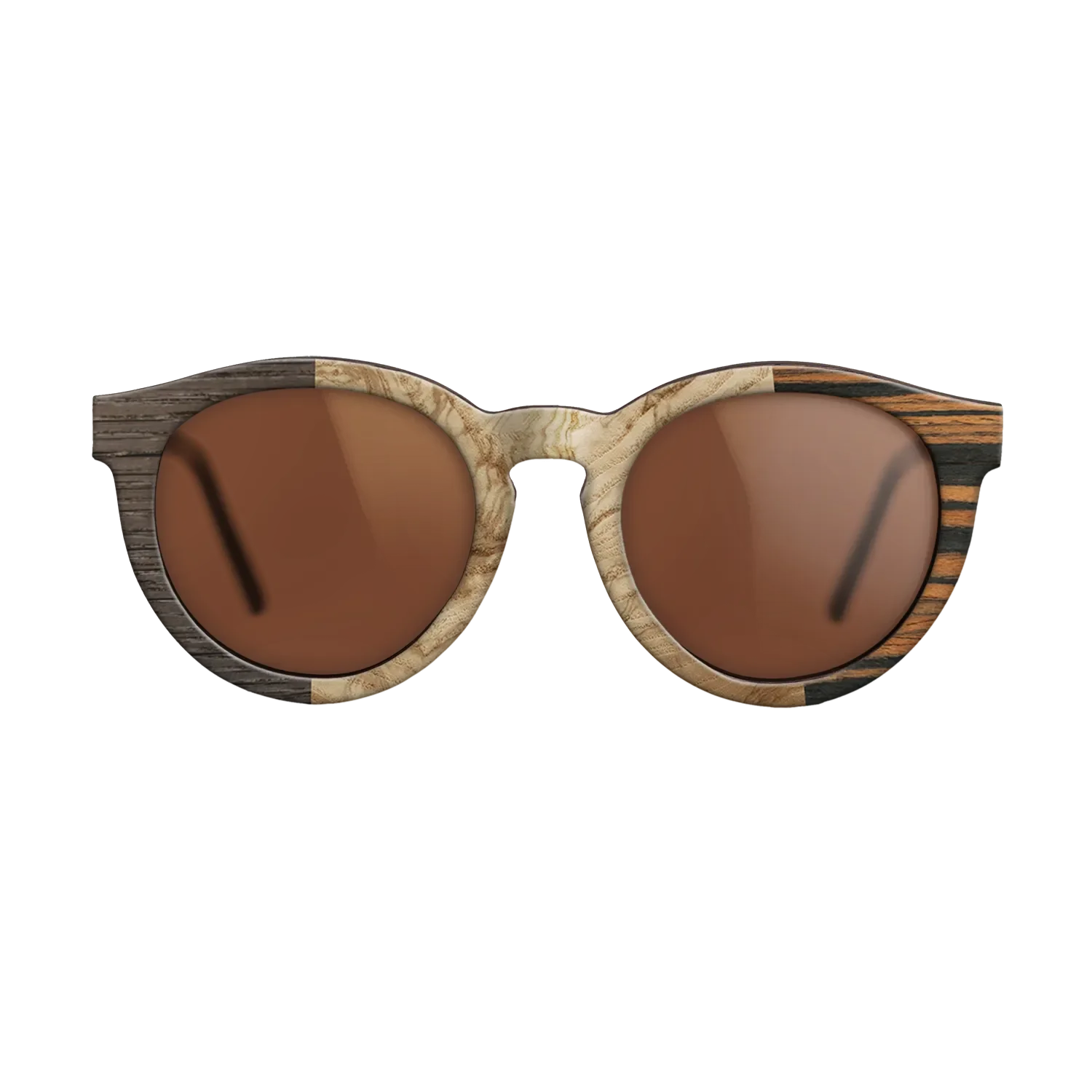 Italian Ebony,Fumed Oak,Olive Burl,Walnut Claro Dark: Patch - The Rebel - Round - 2043 - SIRIS wood optic