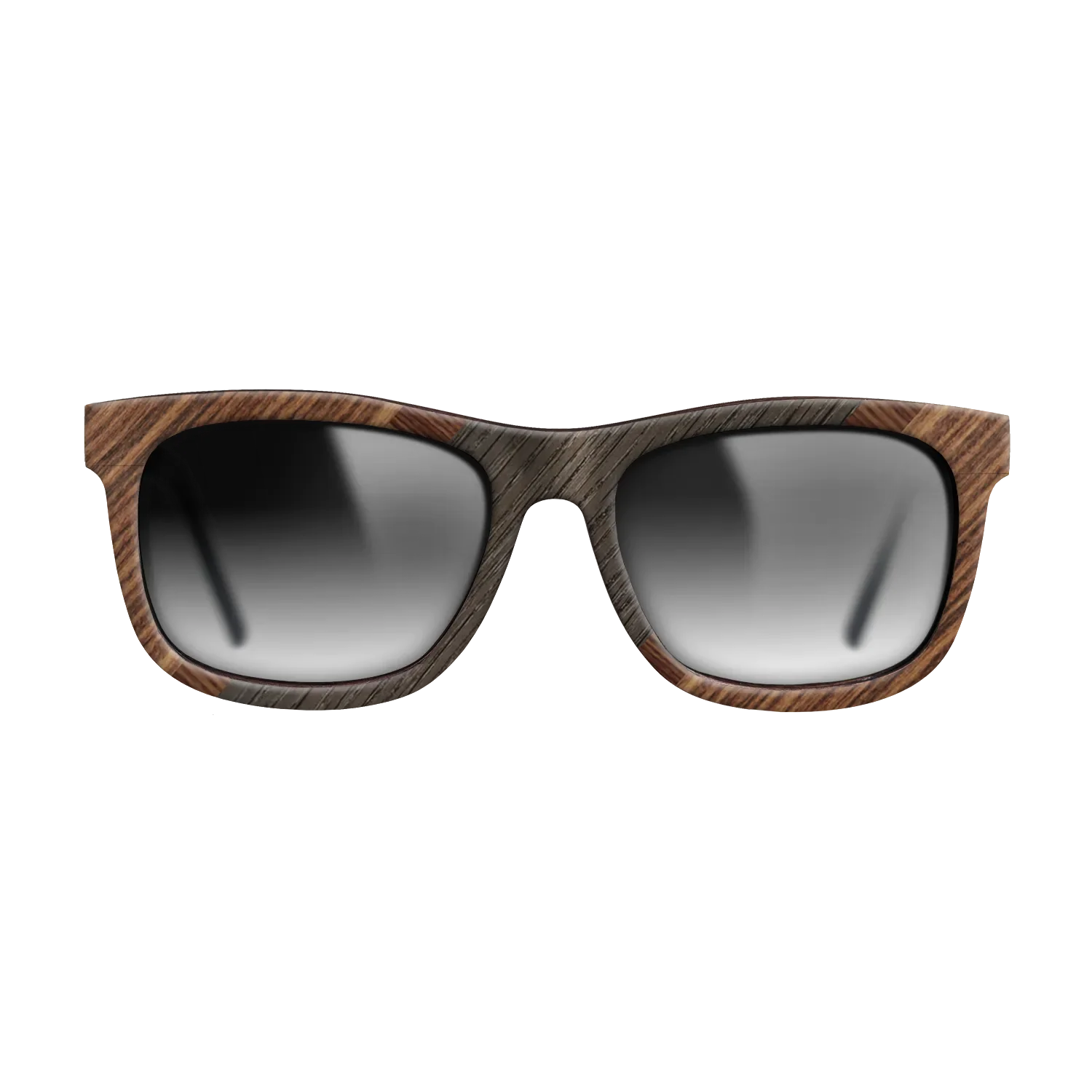 Italian Ebony,Fumed Oak,Rosewood Reconstituted: Angle Cut - The Hero - Square - 1937 - SIRIS wood optic